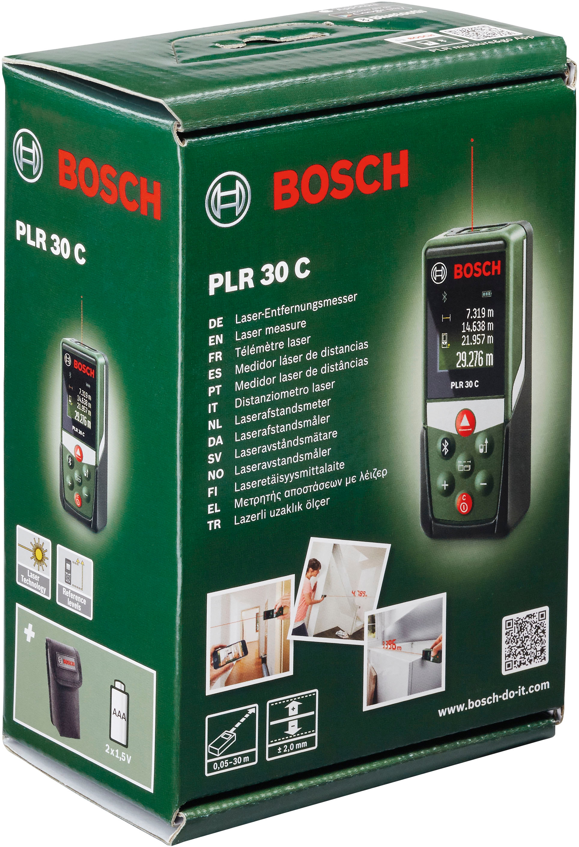 Bosch Home & Garden Entfernungsmesser »PLR 30 C«