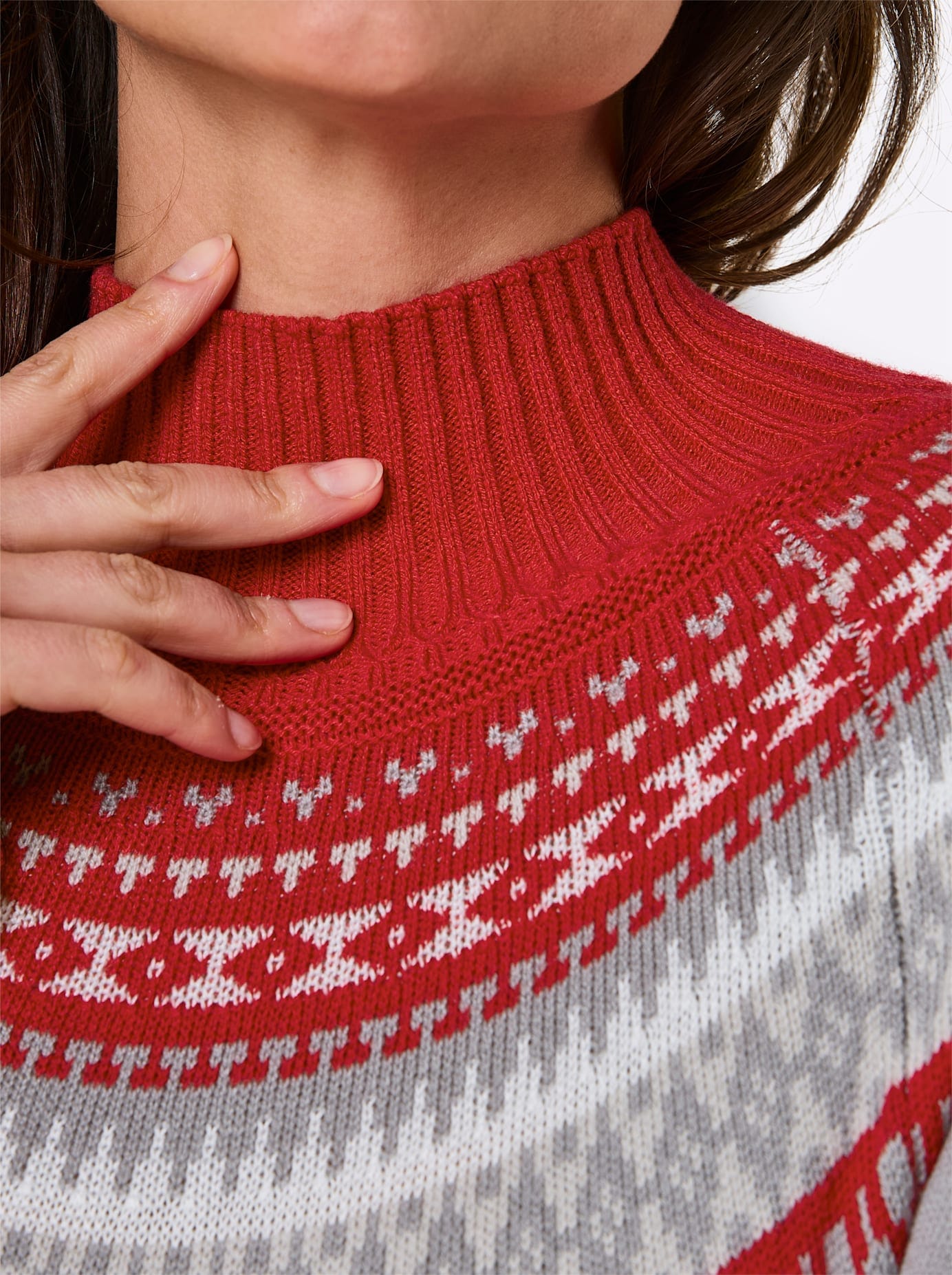 CREATION L PREMIUM Norwegerpullover »Modal-Mix-Pullover«