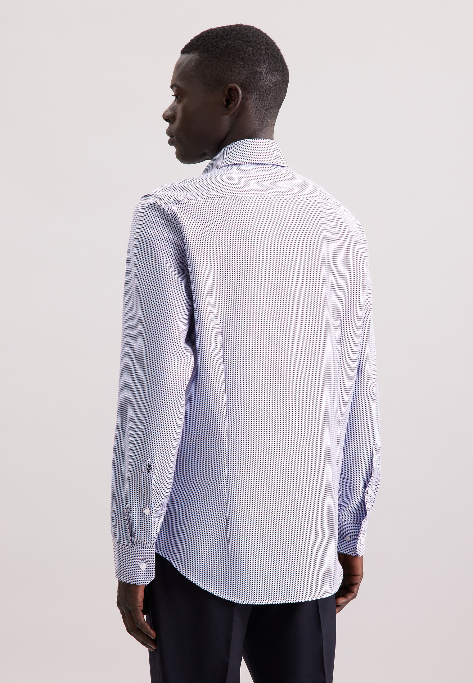 seidensticker Businesshemd »Schwarze Rose« Slim 1/1 Kentkragen Pepita