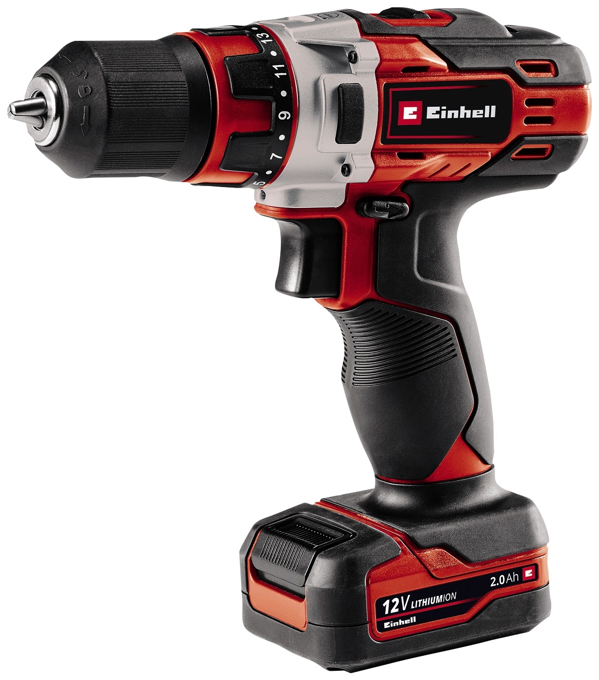 Einhell Akku-Bohrschrauber »TE-CD 12/1 Li +22+CL (2x2.0Ah)«, (Set), inkl. 2 Akkus und Ladegerät