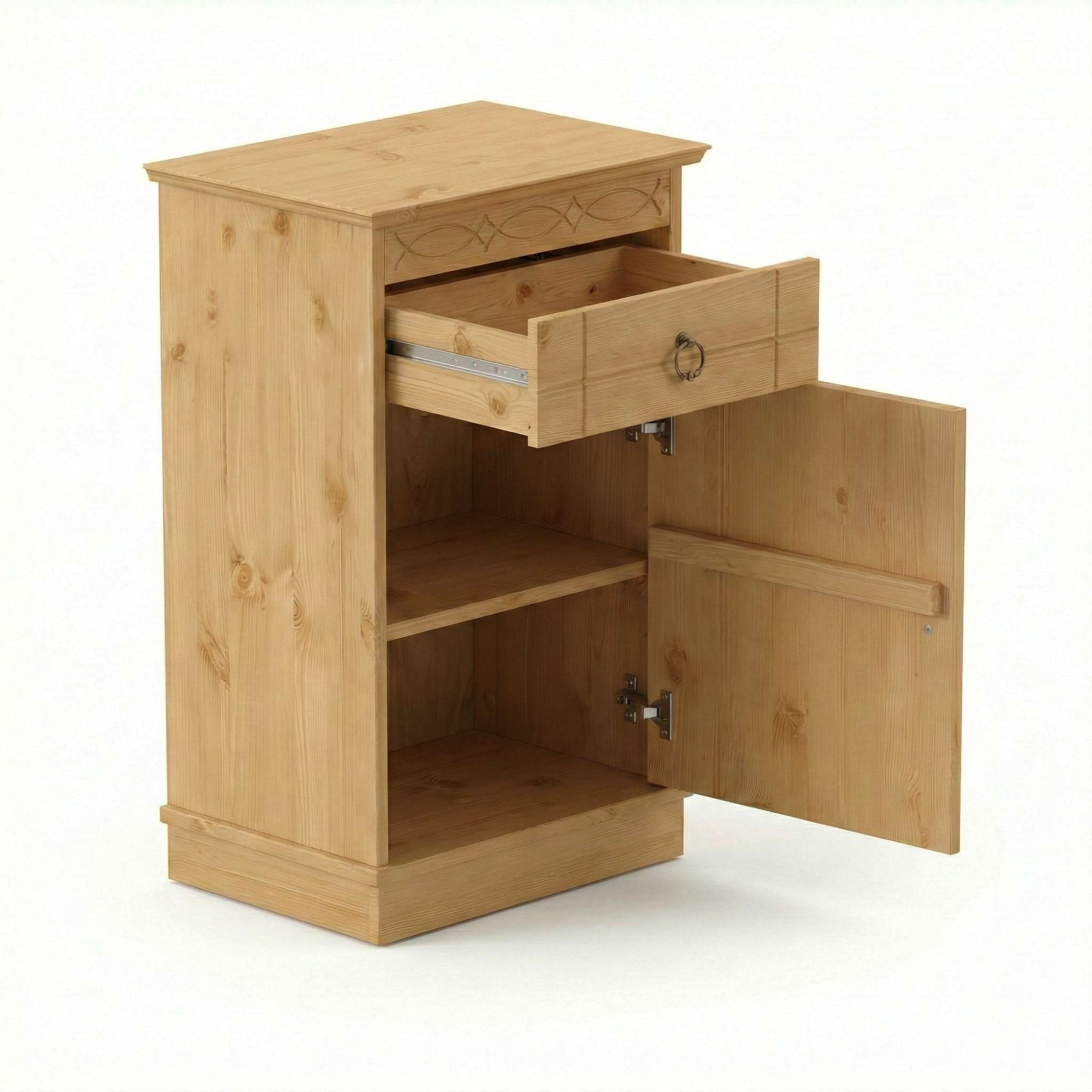 OTTO home Unterschrank »Indra, Badschrank, Badmöbel, Badezimmerschrank« B/T/H: 46/32/73 cm,  aus massiver Kiefer, mit Schublade,  FSC®-zertifiziert