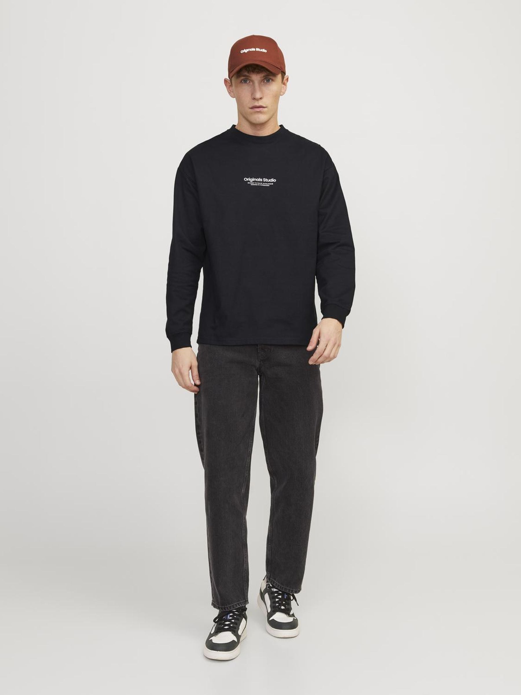 Jack & Jones Langarmshirt »JORVESTERBRO TEE LS CREW NECK NOOS«