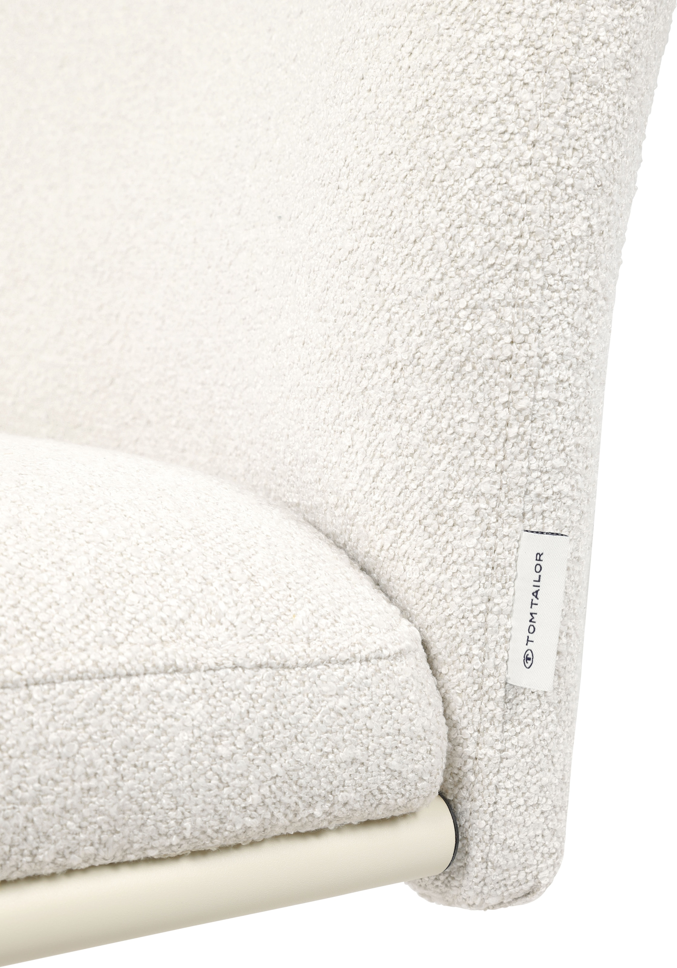 TOM TAILOR HOME Freischwinger »PEBBLE CHAIR«, (Set), 2 St., Webstoff Bouclé, Esszimmerstuhl, Freischwinger, 140 kg belastbar, Rundrohrgestell