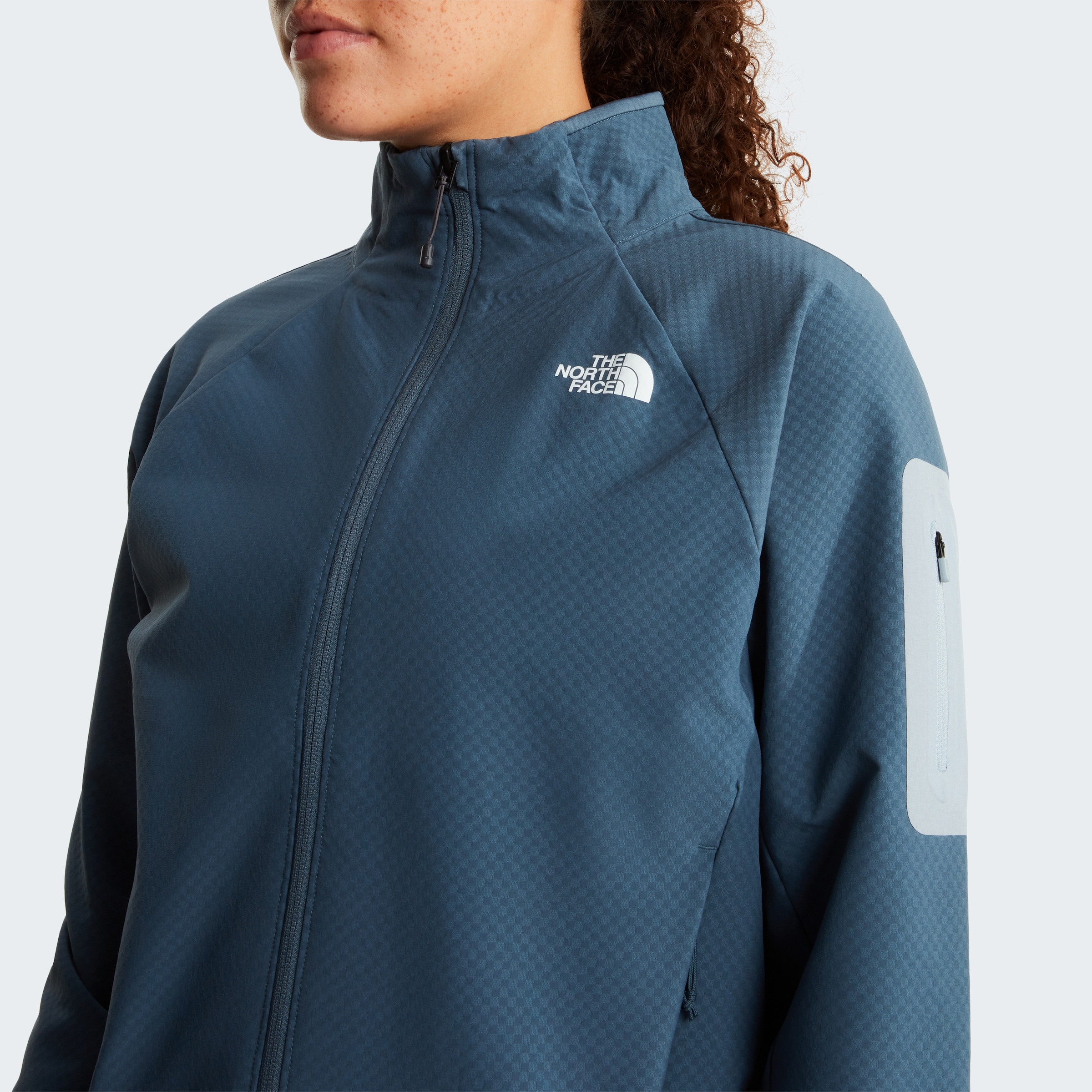 The North Face Softshelljacke »W TEK APPROACH JACKET« für Erwachsene, winddicht, mit Reißverschluss, mit Ärmeltasche
