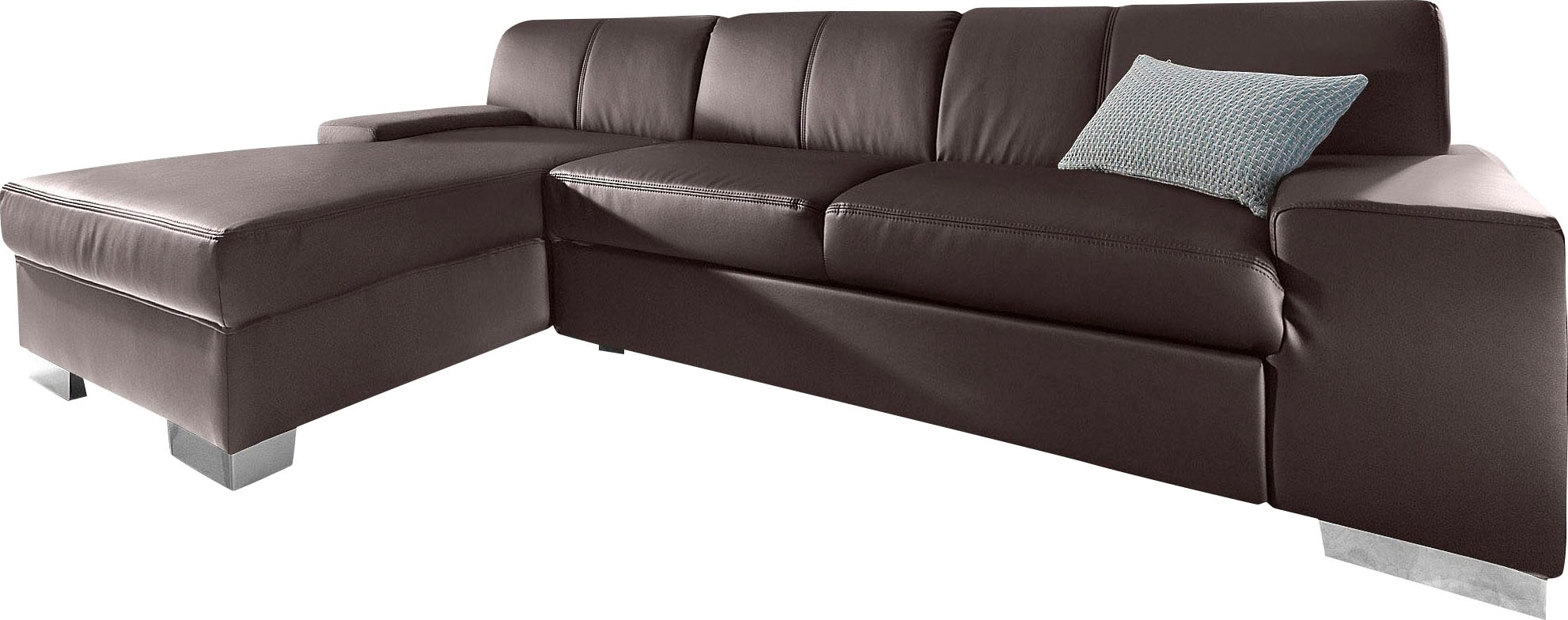 DOMO collection Ecksofa »Star, zeitlose Formensprache, elegante Optik, L-Form«, wahlweise mit Bettfunktion, OTTOs Choice