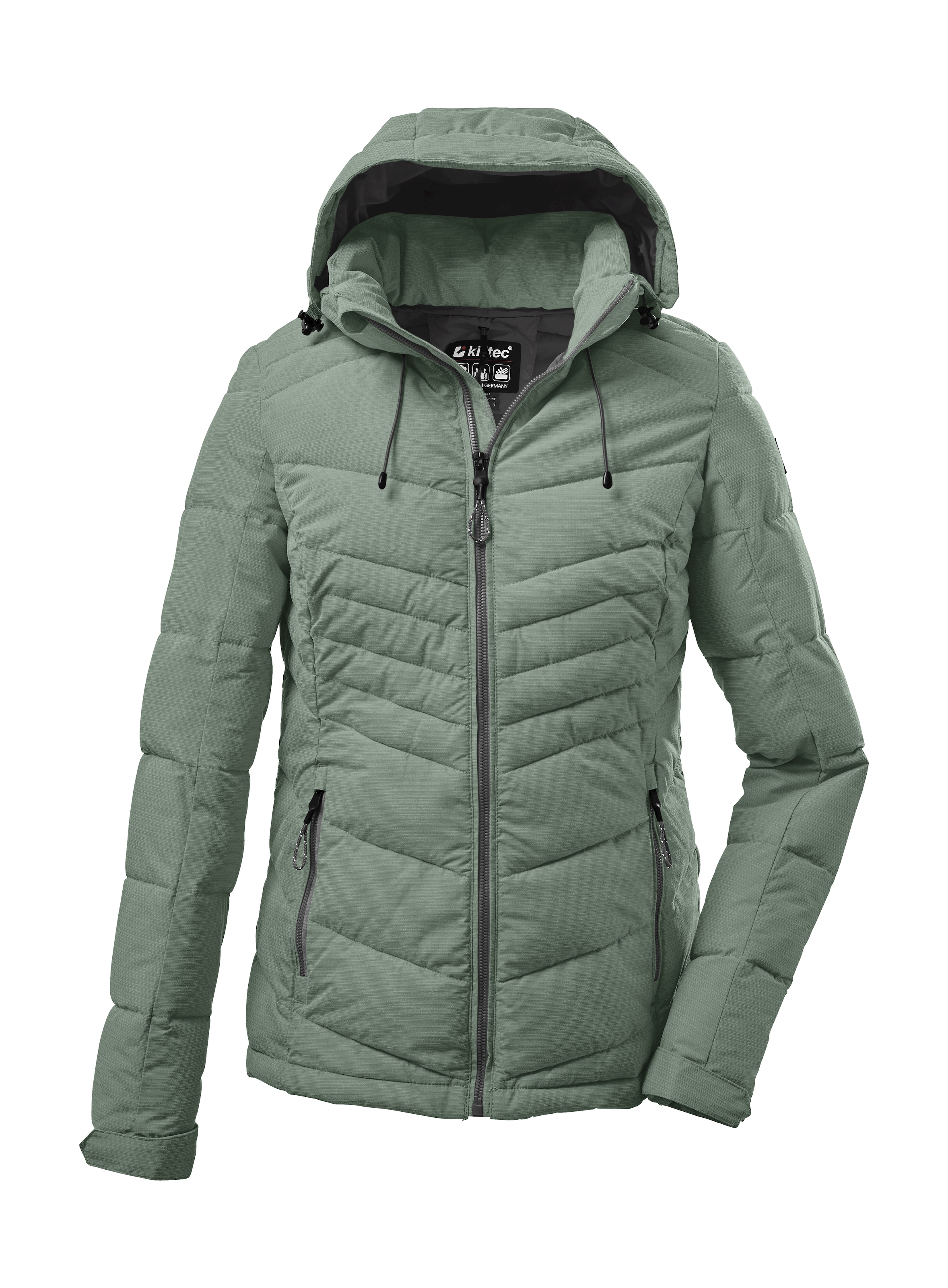 Killtec Steppjacke »KOW 149 WMN QLTD JCKT«, Wasser- und windabweisend, atmungsaktiv, abnehmbare Kapuze