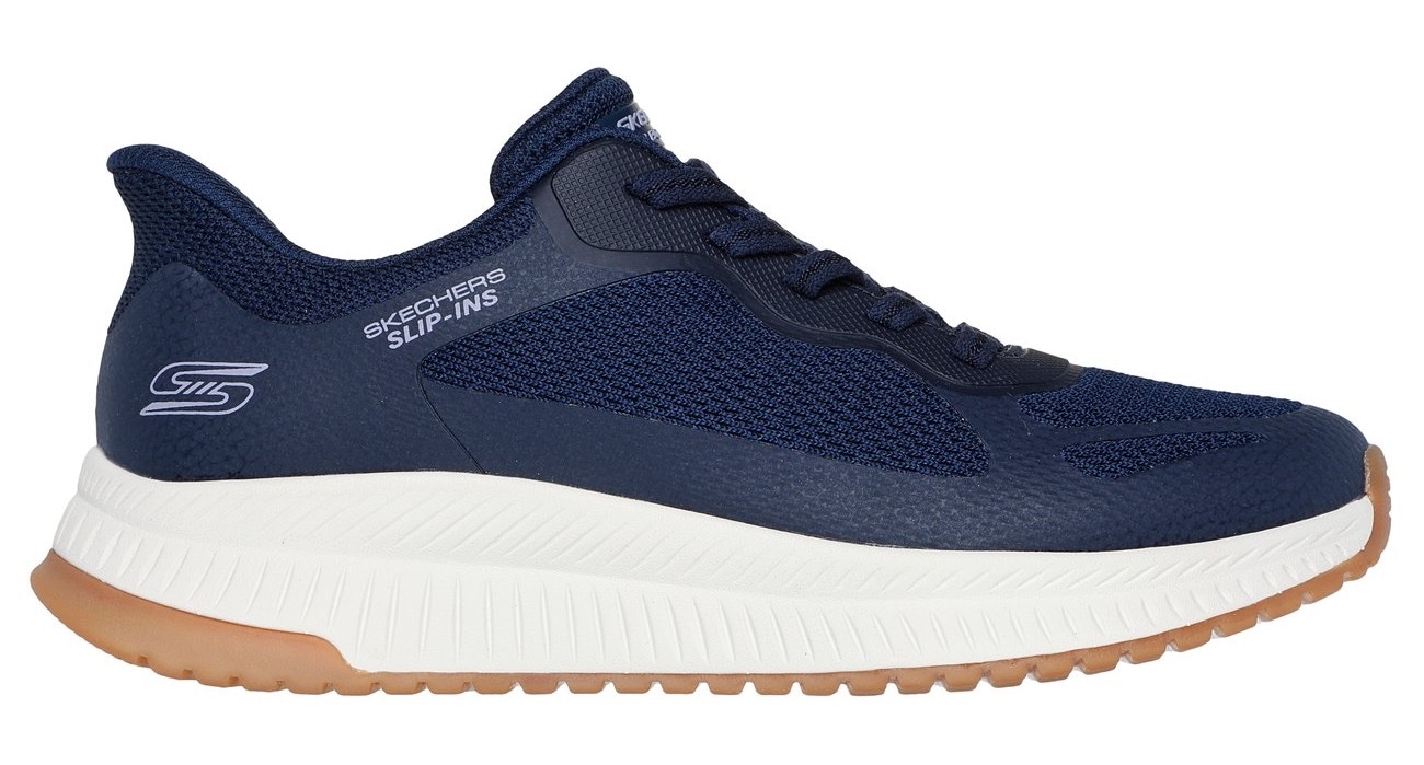 Skechers Slip-On Sneaker »BOBS SQUAD 4«, Slipper, Freizeitschuh, Halbschuh mit Memory Foam