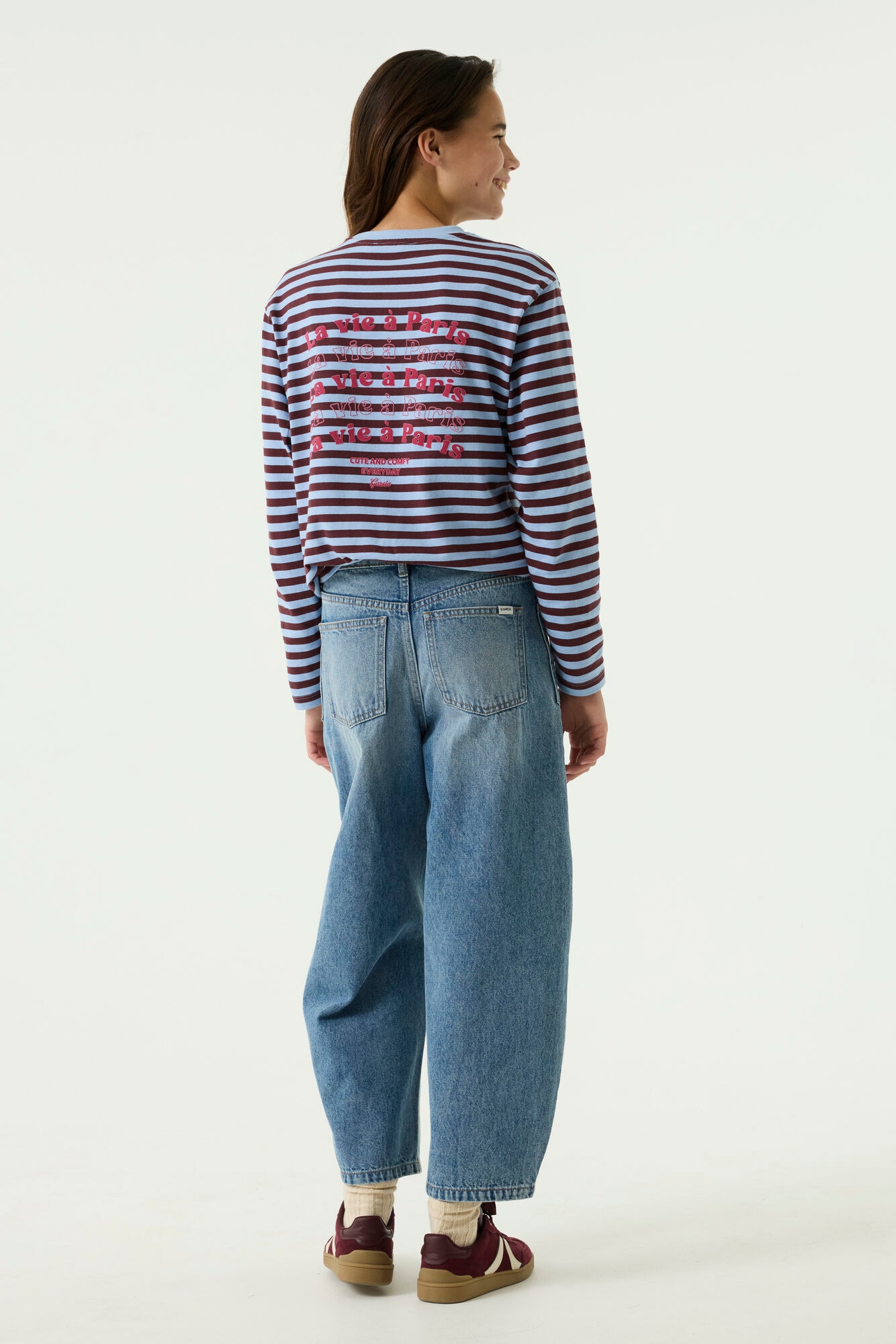 Garcia Langarmshirt mit Schriftzug for GIRLS