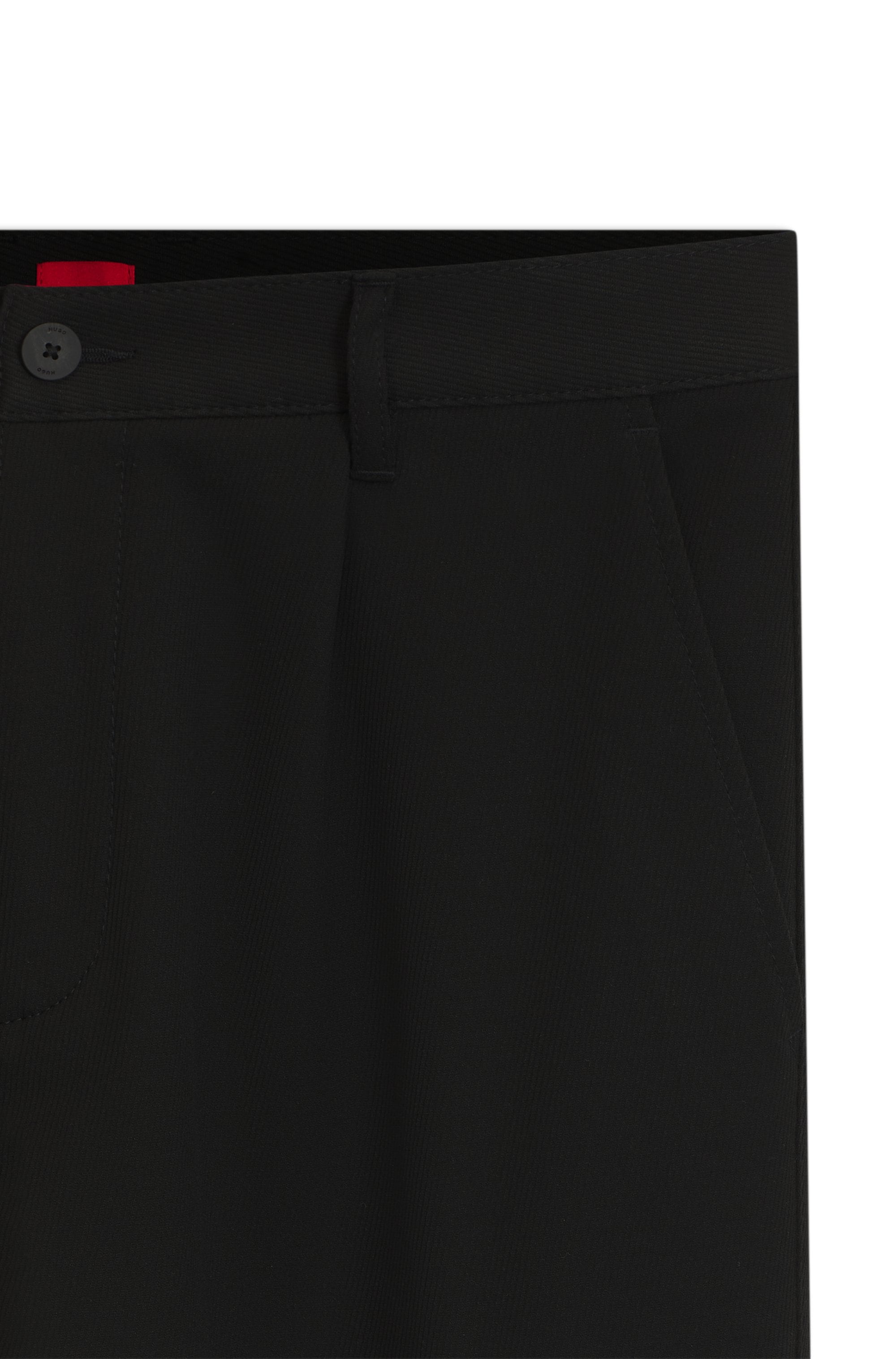 HUGO Cargohose »Glavin«  Slim Fit, tapered leg, Bundfalten vorne