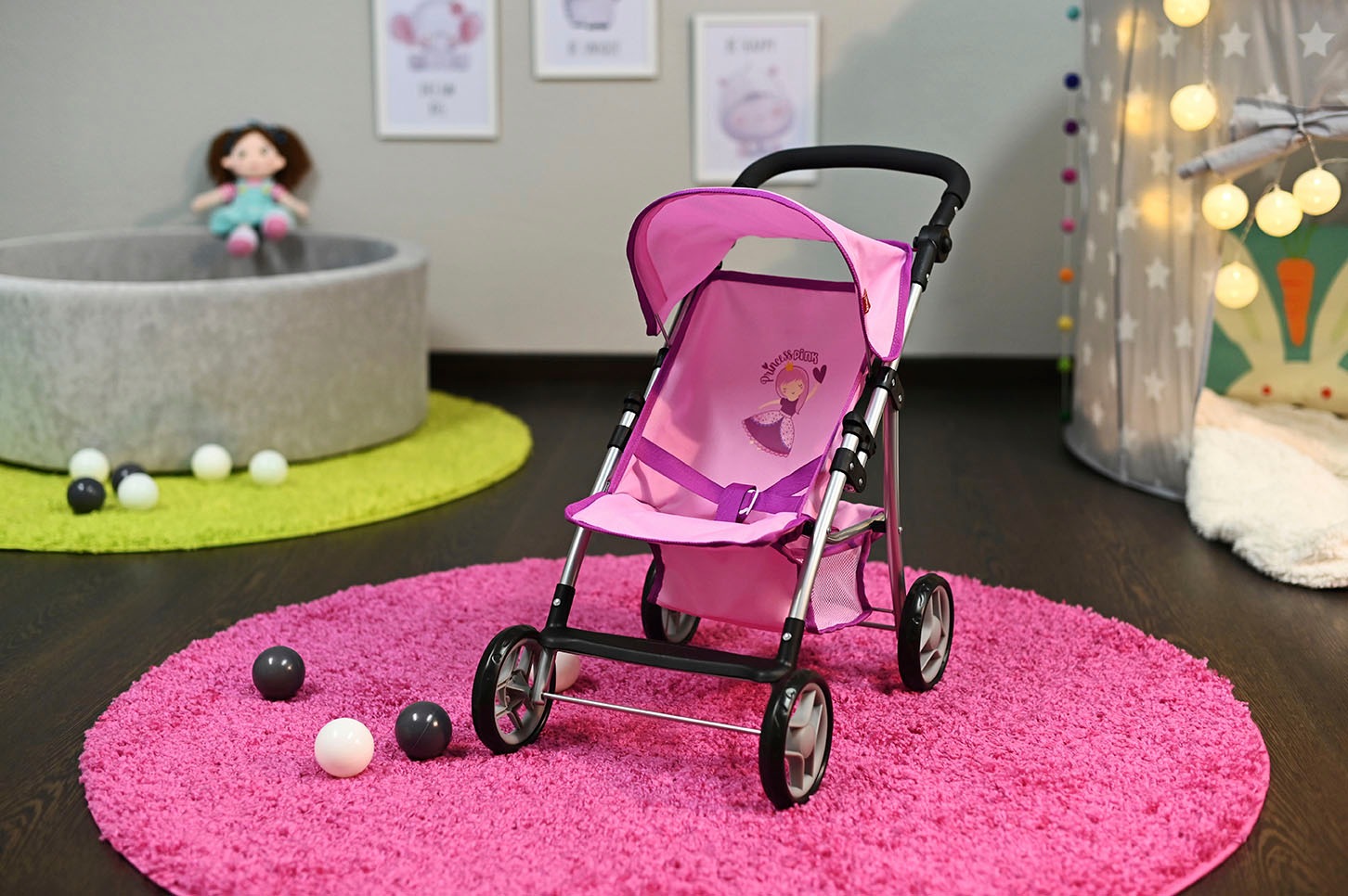 Knorrtoys® Puppenbuggy »Liba - princess pink«