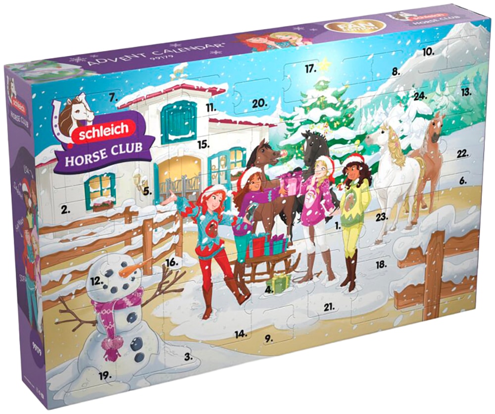 Schleich® Adventskalender »HORSE CLUB, Weihnachtliche Schlittenfahrt (99179)« ab 5 Jahren