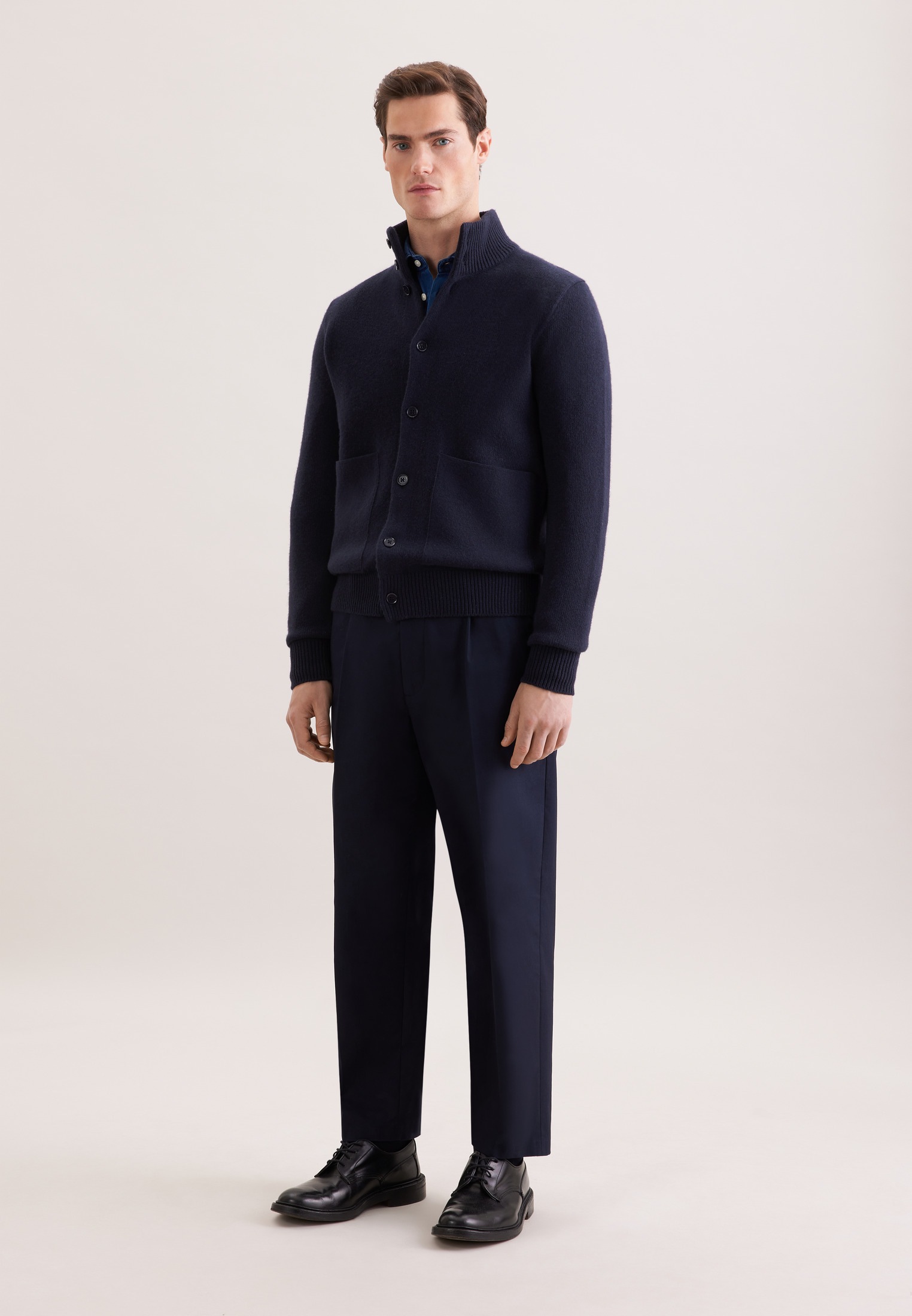 seidensticker Strickjacke 1/1 Kragen