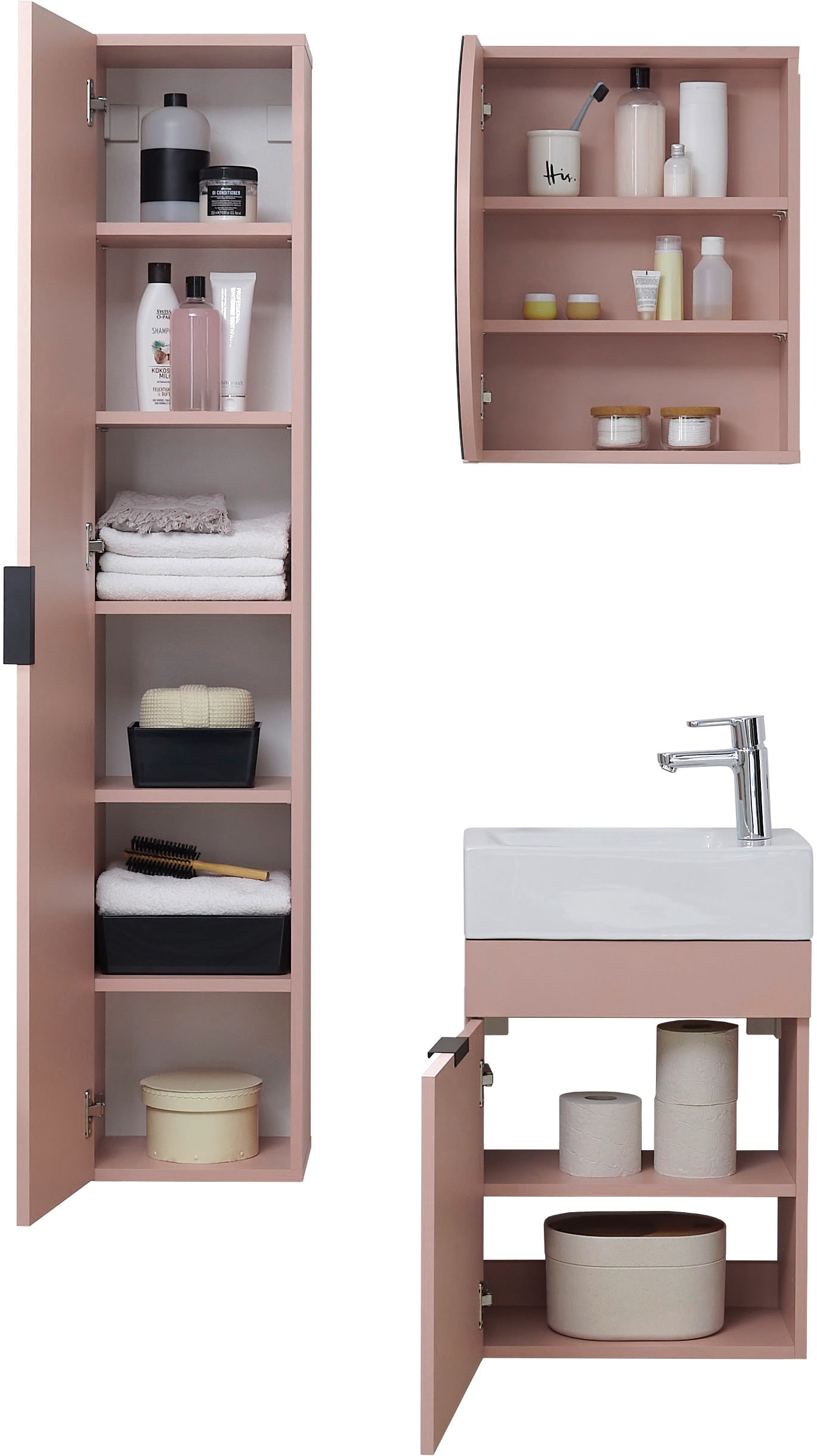 BASIC by Balculina Hochschrank »Nancy BxHxT 30x150x25 cm« 1 Stk. tlg. Breite 30 cm, hängend