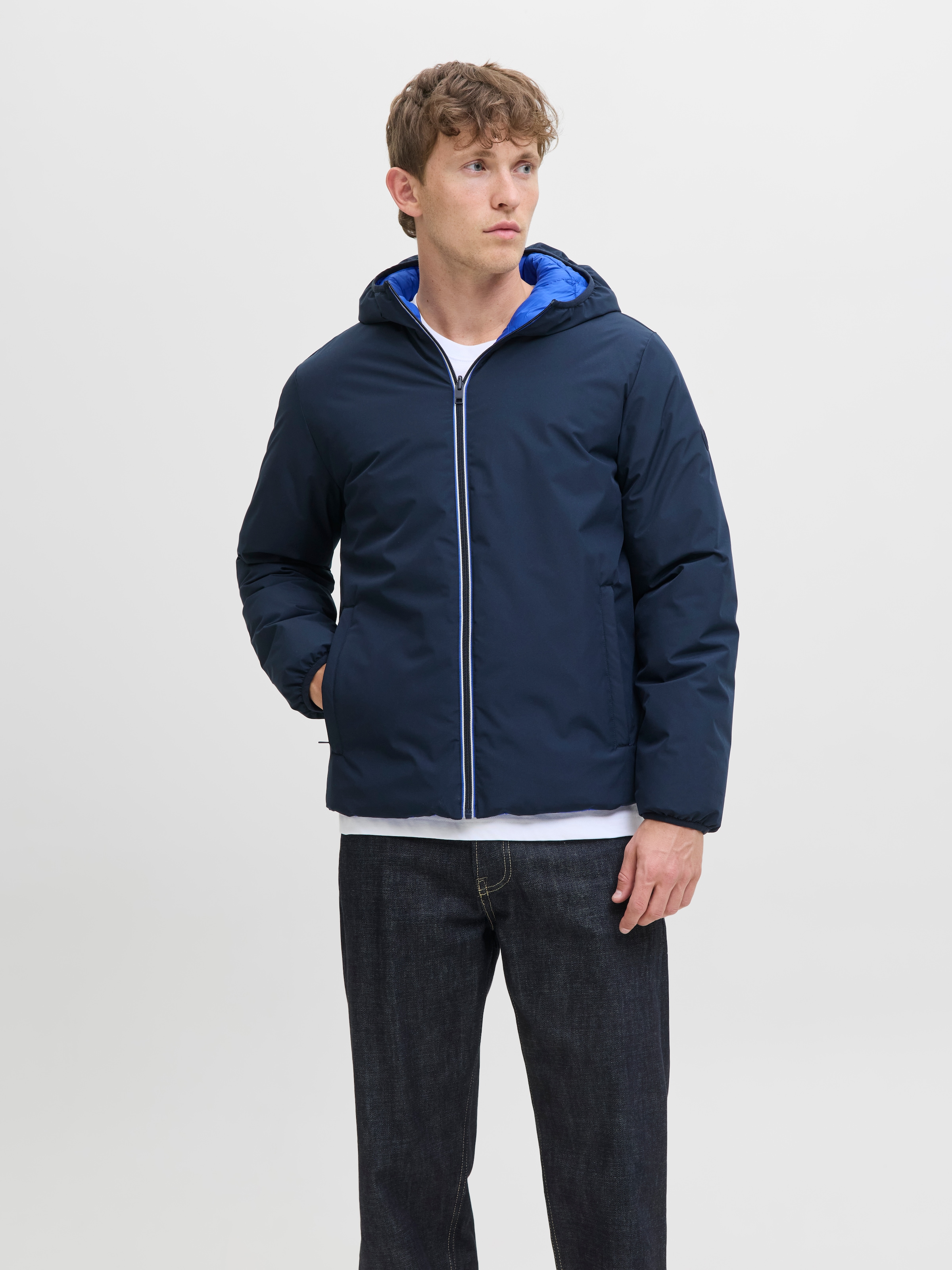 Jack & Jones Outdoorjacke »JJEBROOK REVERSIBLE JACKET SN« mit Kapuze