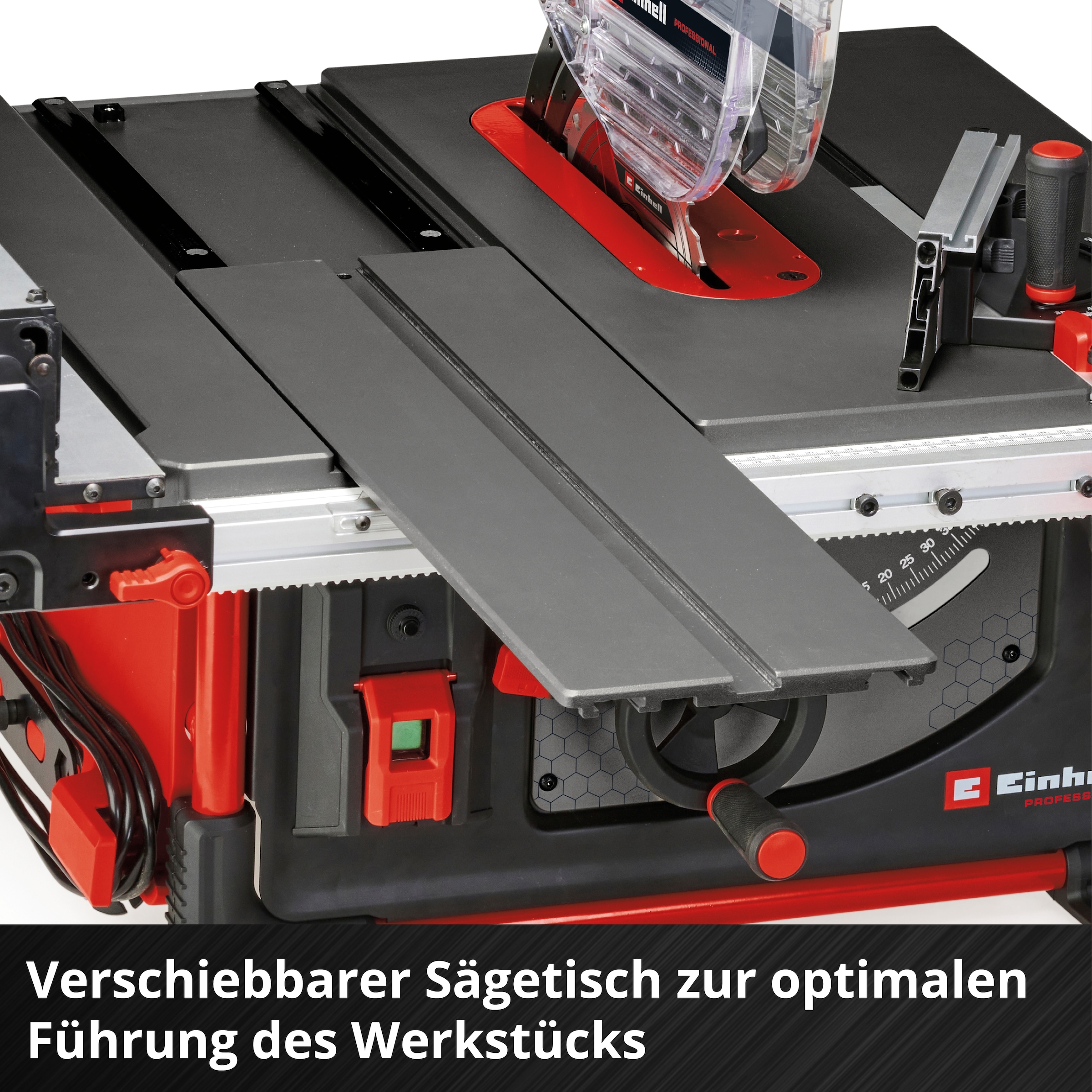 Einhell Tischkreissäge »TP-CC 10 T«, mit Arbeitstisch aus Aluminiumguss mit höhenverstellbarer Tischeinlage