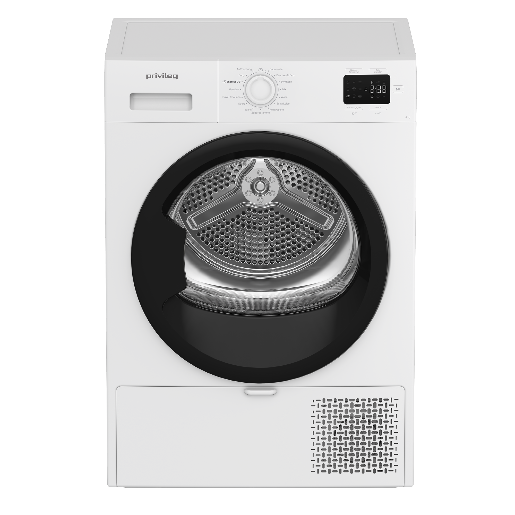 Privileg Wärmepumpentrockner »PT 840C W« MyTimeDryer Knitterschutz – verhindert die Bildung von Knitterfalten