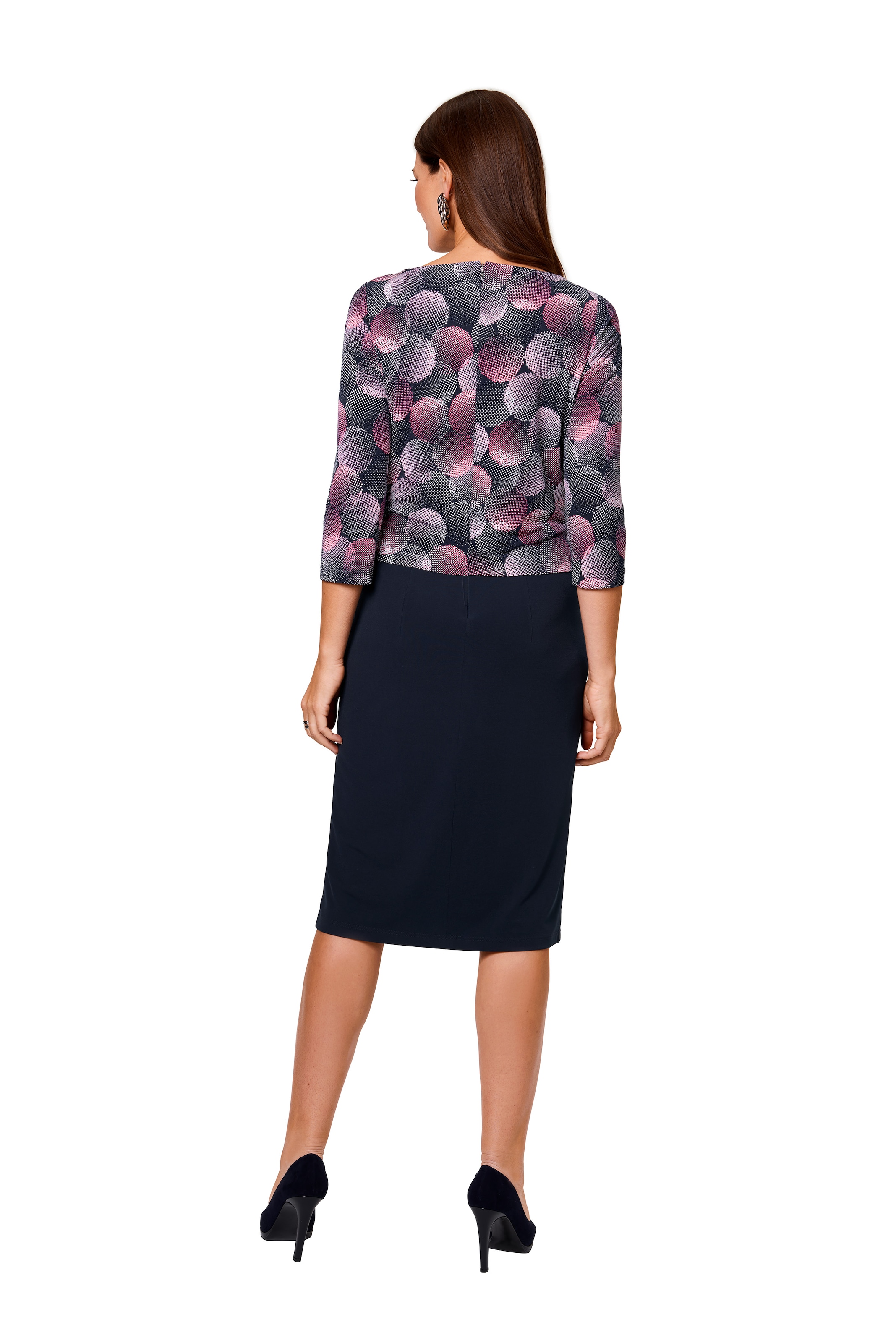 HERMANN LANGE Collection 2-in-1-Kleid, mit gemustertem Oberteil