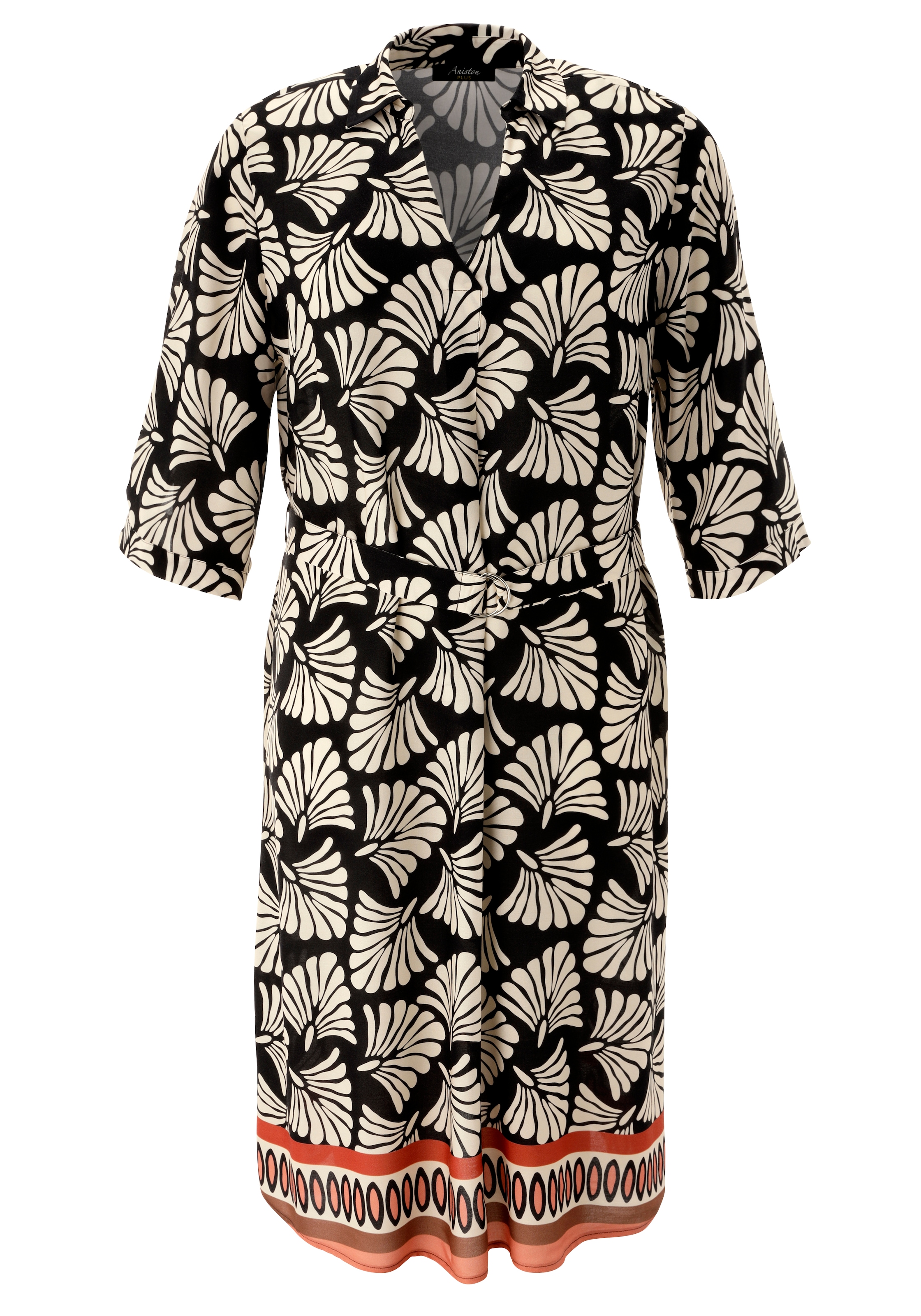 Aniston PLUS Blusenkleid mit Gürtel - NEUE KOLLEKTION