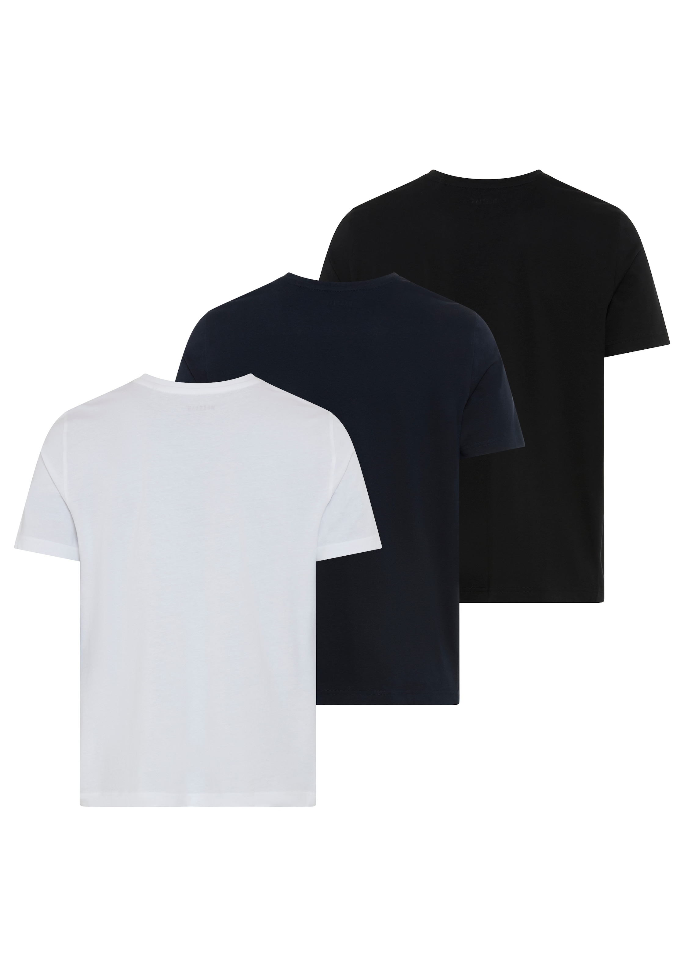 MUSTANG T-Shirt »MUAlex 3-Pack« Packung, 3 auch ideal zum Unterziehen