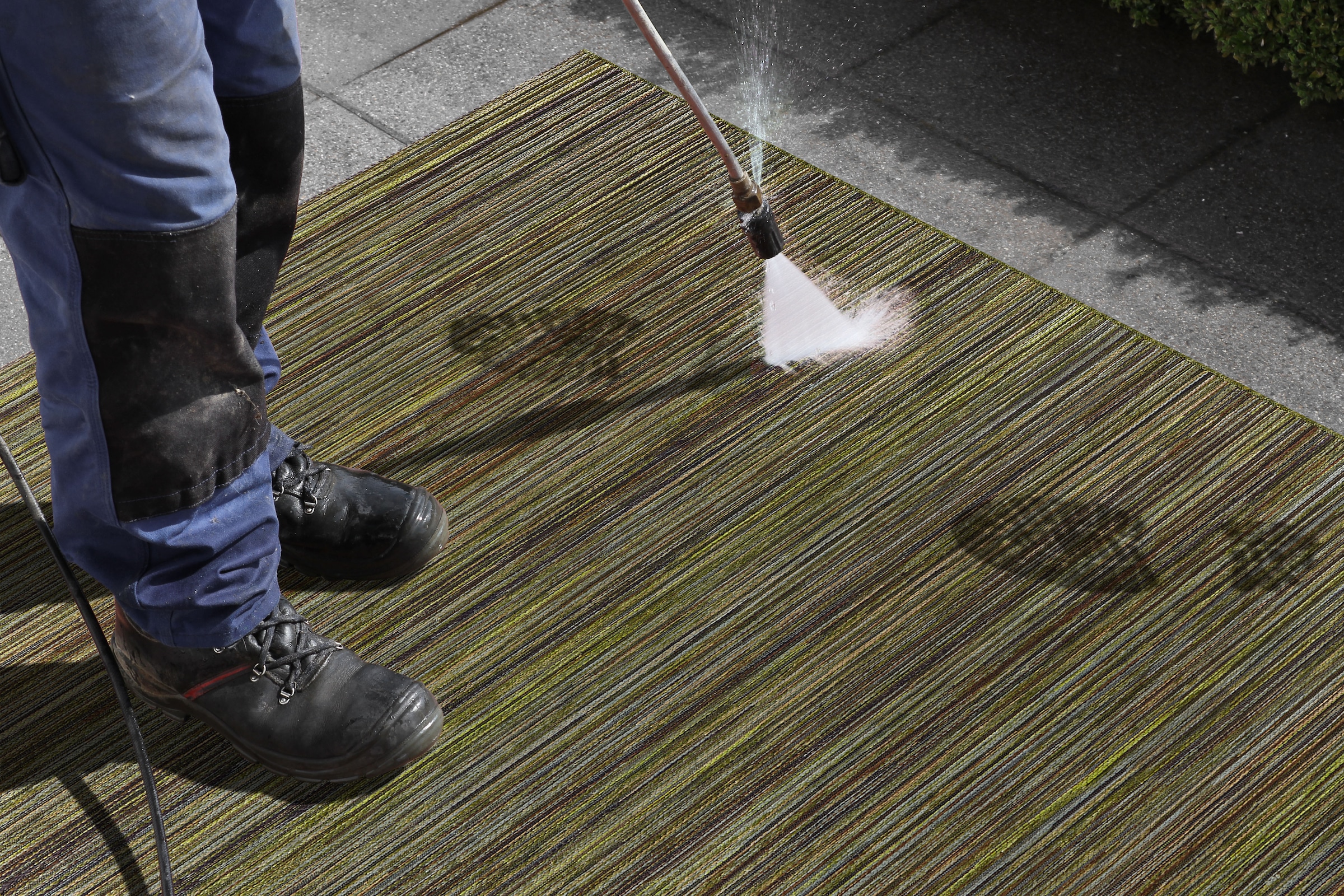 NORTHRUGS Läufer »Lotus«, rechteckig, 7 mm Höhe, In-& Outdoor, Flachgewebe, Teppich, Wetterfest, Garten, Wohnzimmer