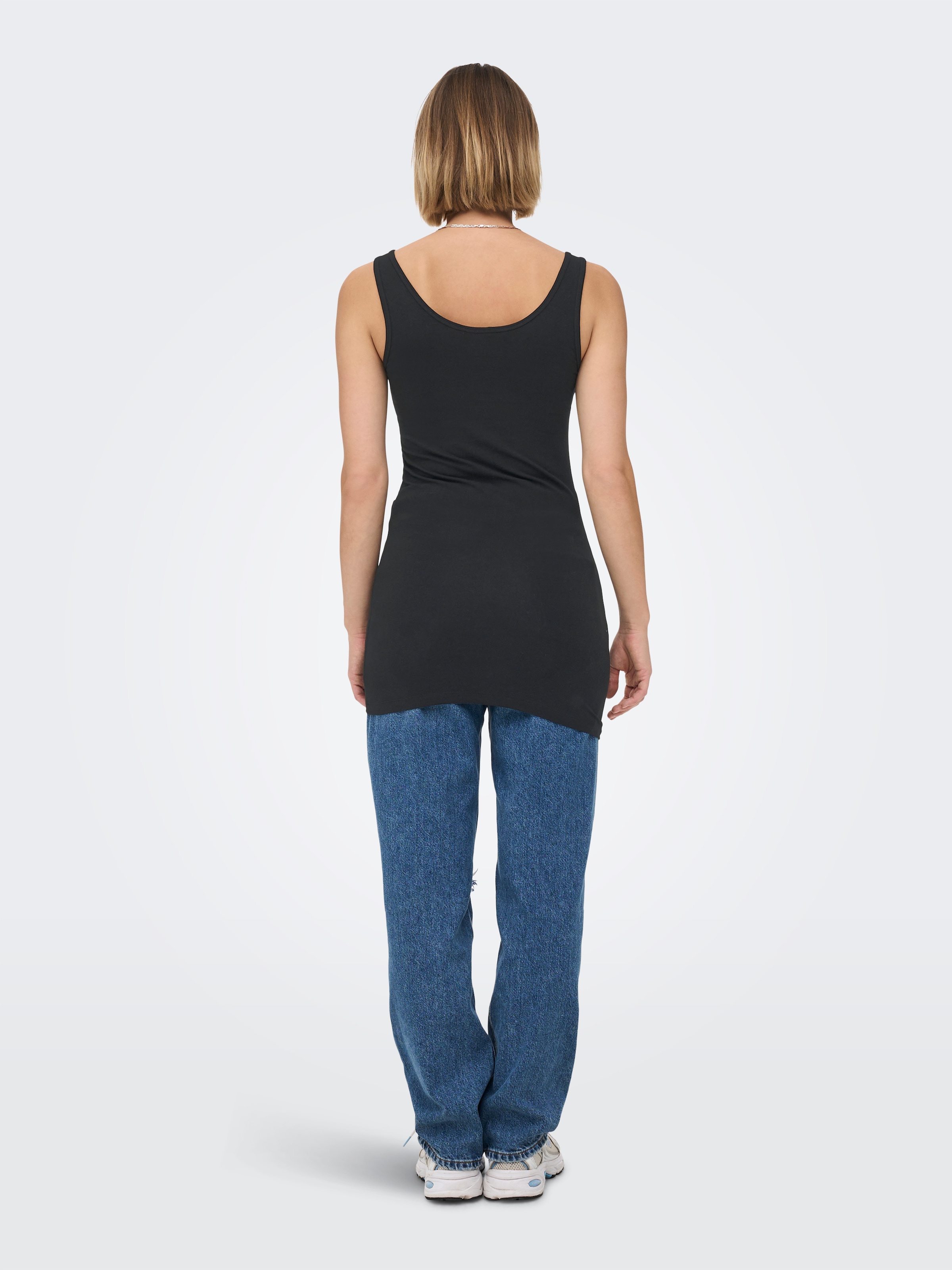 ONLY Tanktop »ONLLIVE LOVE NEW LONG TT 2PACK NOOS«, (Packung, 2er-Pack)