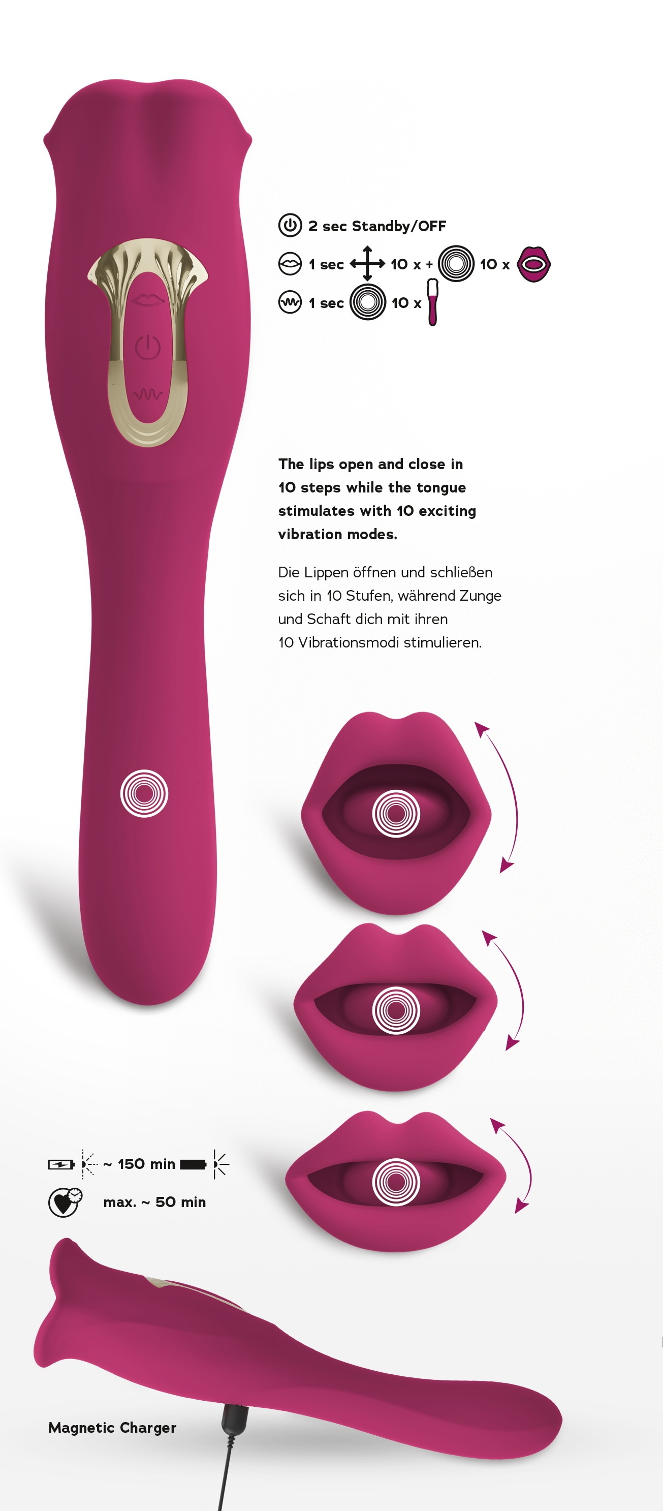 You2Toys Vibrator »Vibrator Oral Fun Vibrator«