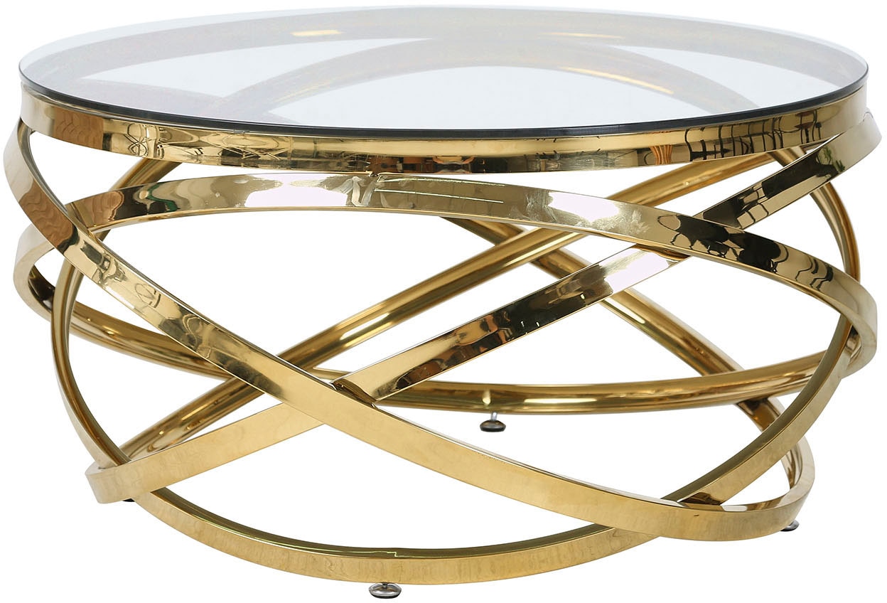 Metall, aus mit geometrisches andas Tischplatte Glas, (1 aus bestellen cm bequem Höhe 45 St.), Gestell Couchtisch »Jävre«,