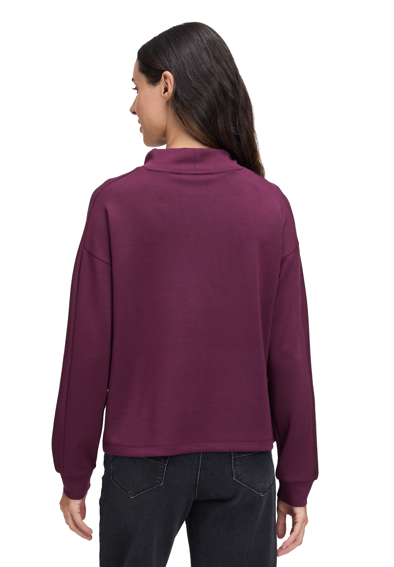Betty&Co Sweatshirt »Sweatshirt mit Stehkragen«