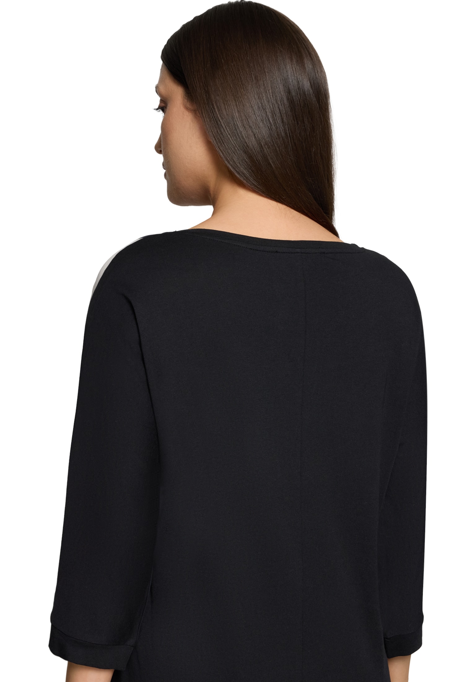 Betty&Co Print-Shirt »Patchwork-Shirt mit Fledermausärmeln«