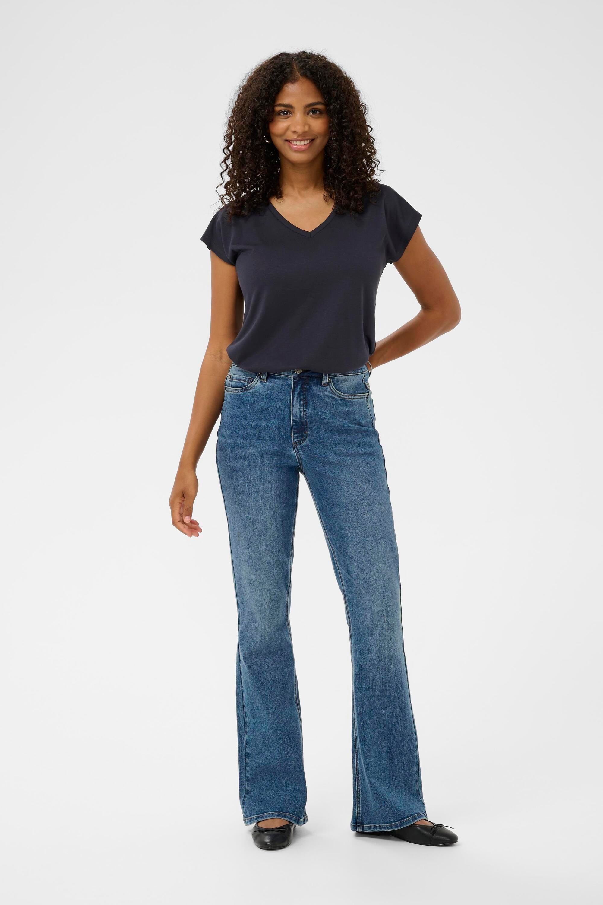 KAFFE Regular-fit-Jeans »Damen Jeans KAforest«