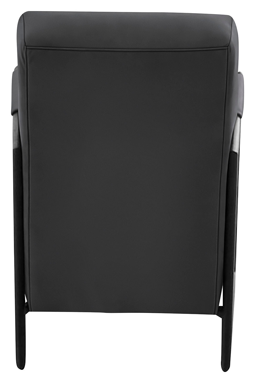 K+W Komfort & Wohnen Cocktailsessel mit bezogenen Armlehnen, Gestell in Metall schwarz Struktur