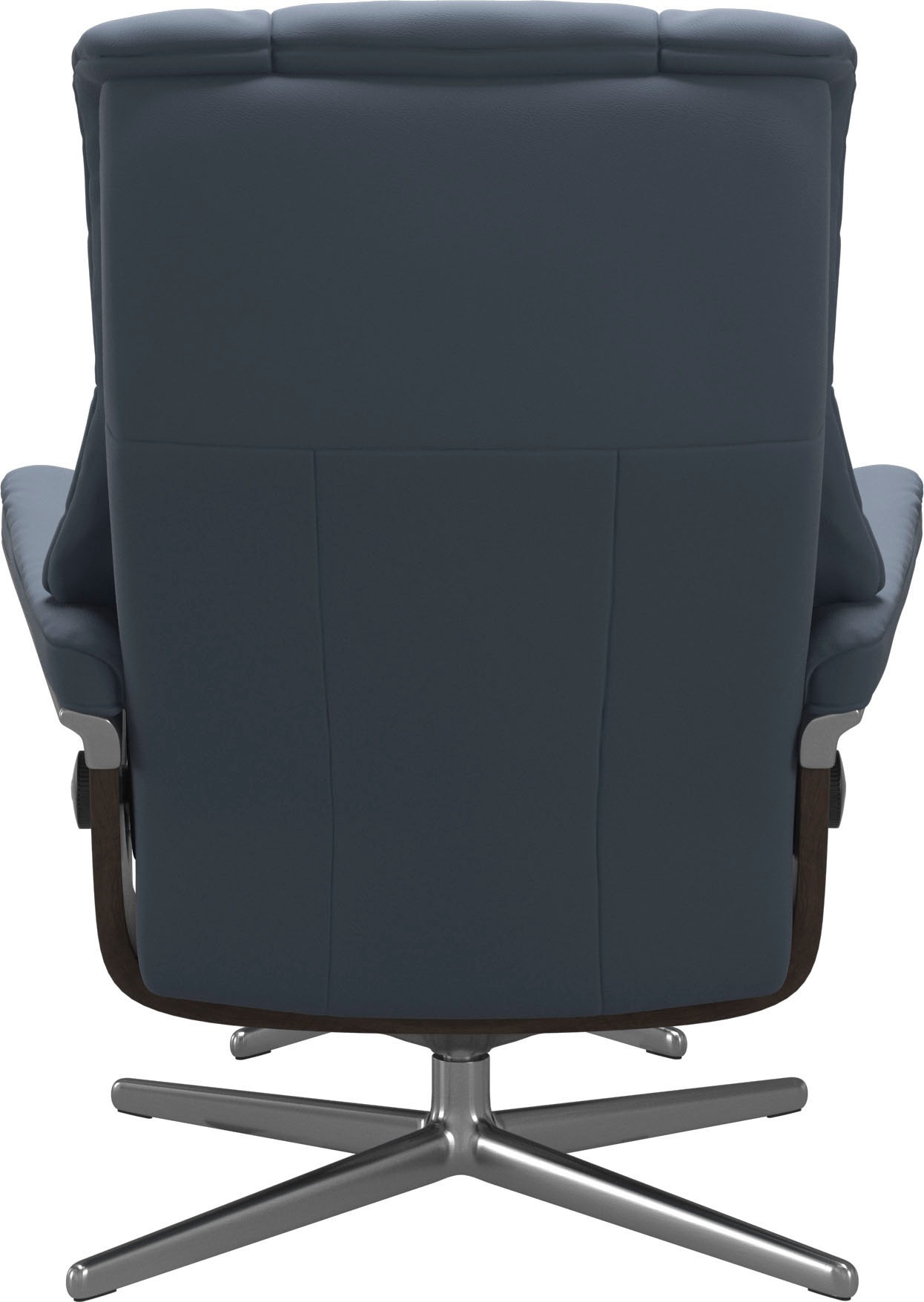 Stressless® Relaxsessel »Mayfair«, (Set, Relaxsessel mit Hocker), mit Hocker, mit Cross Base, Größe S, M & L, Holzakzent Wenge