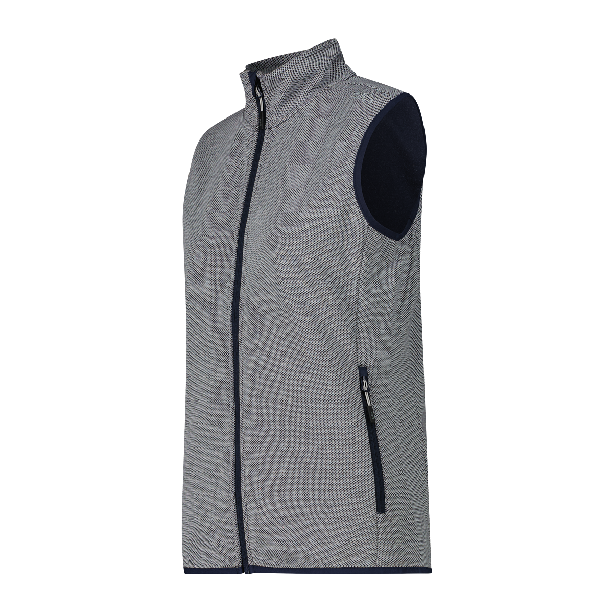 CMP Fleeceweste aus Polyester und Baumwolle, sportlicher Stil, leichtes Gewicht