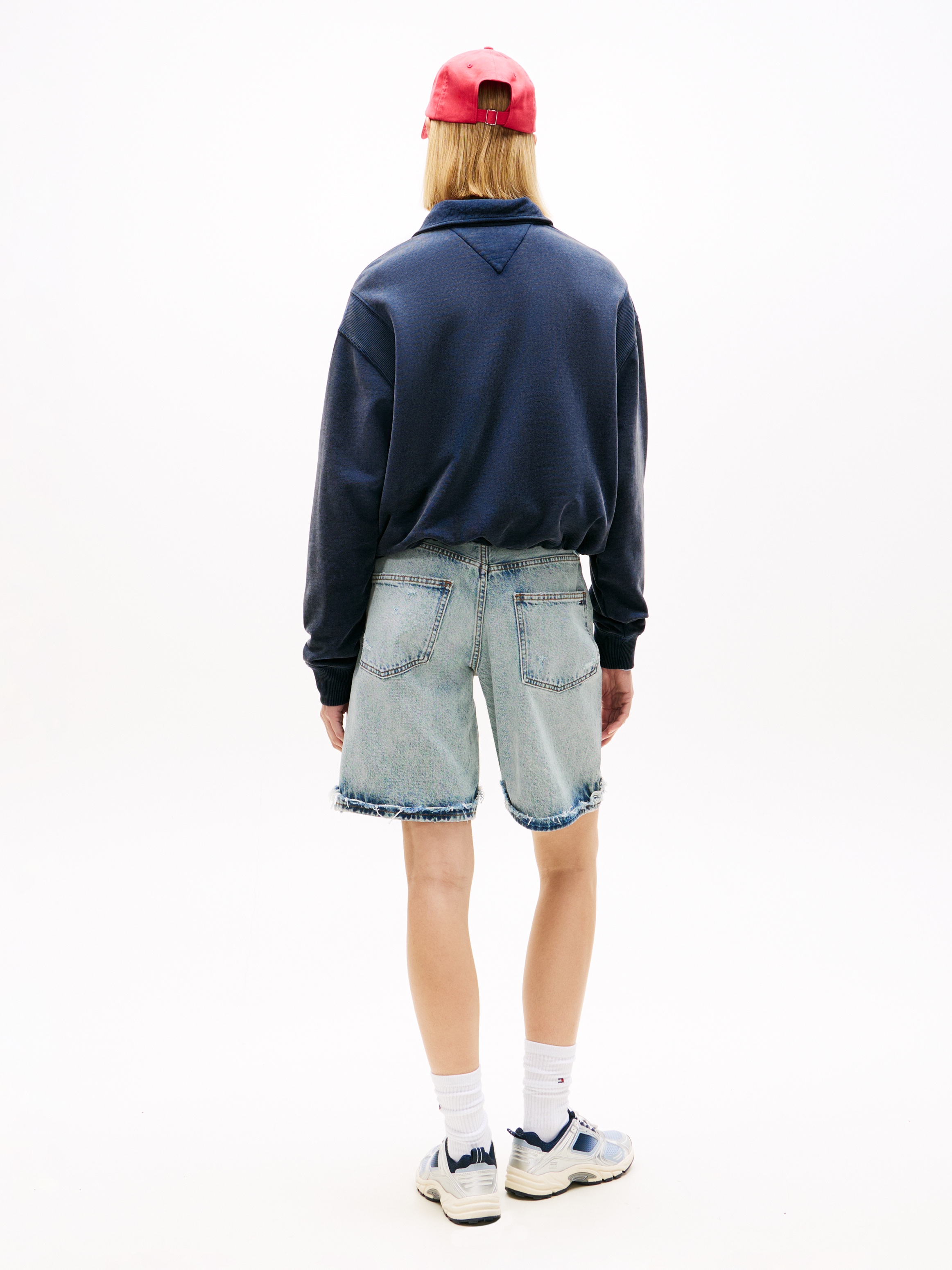 Tommy Jeans Sweatshirt »TJW RLX SH VARSITY 1/4 ZIP«, Baumwolle, Relaxed Fit
