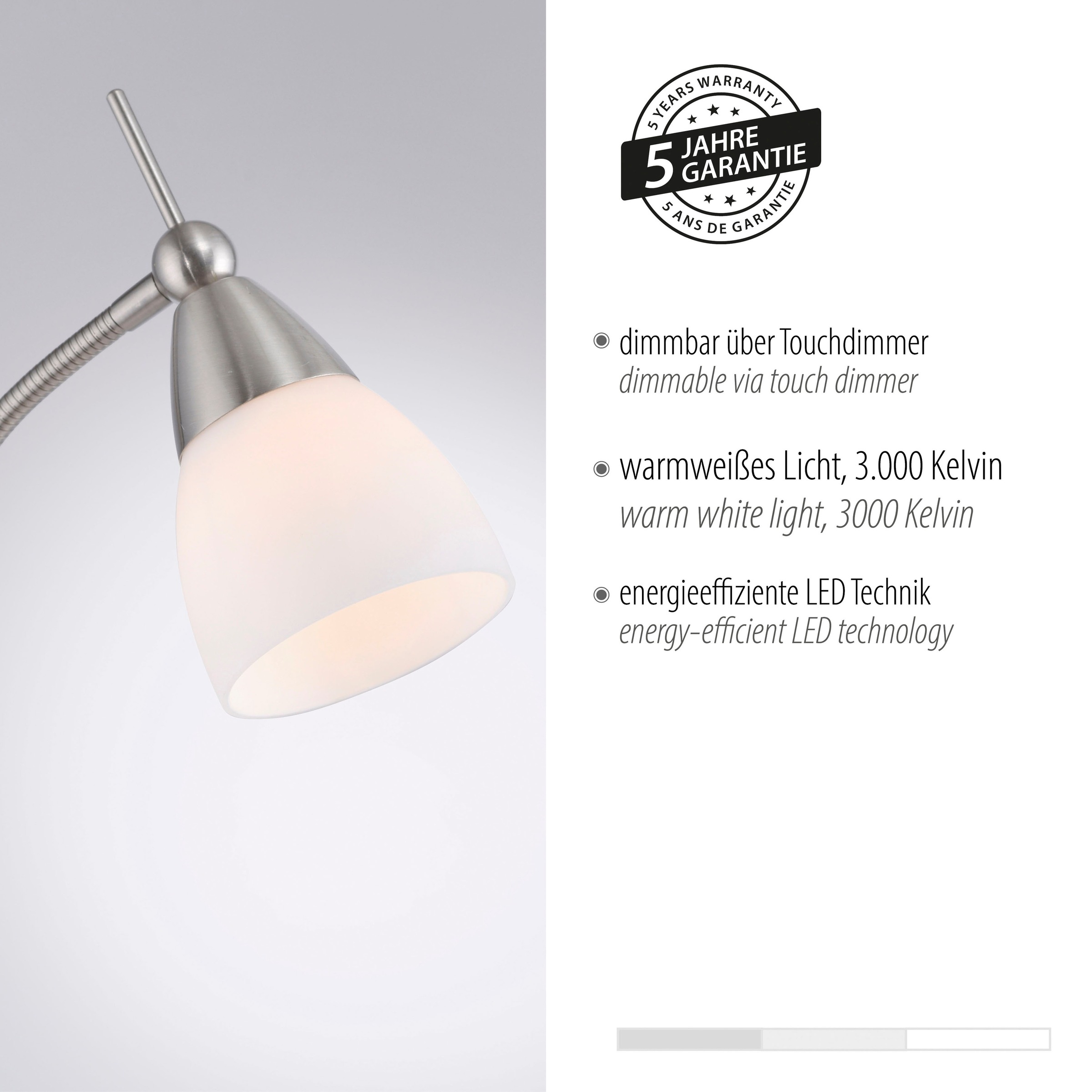 Paul Neuhaus Stehlampe »PINO«, 1 flammig, Leuchtmittel G9 | LED wechselbar