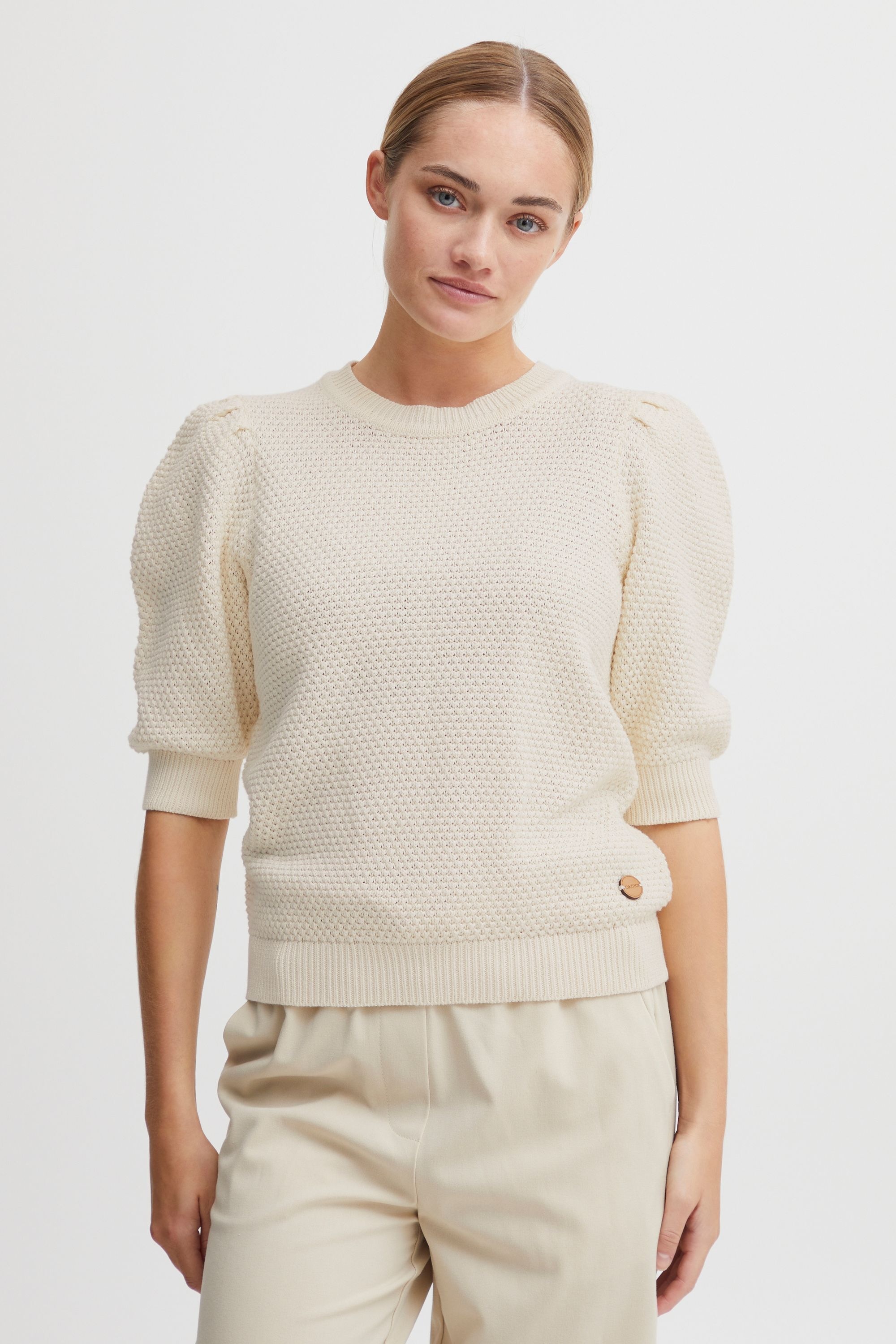 OXMO Strickfleece-Pullover »Strickpullover OXMicha«