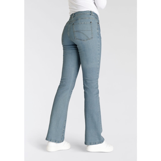 Bootcut-Jeans, High ♕ bei Waist Arizona