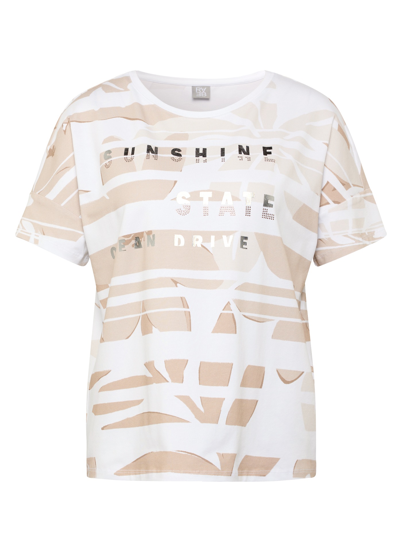 Rabe T-Shirt mit All-Over Print