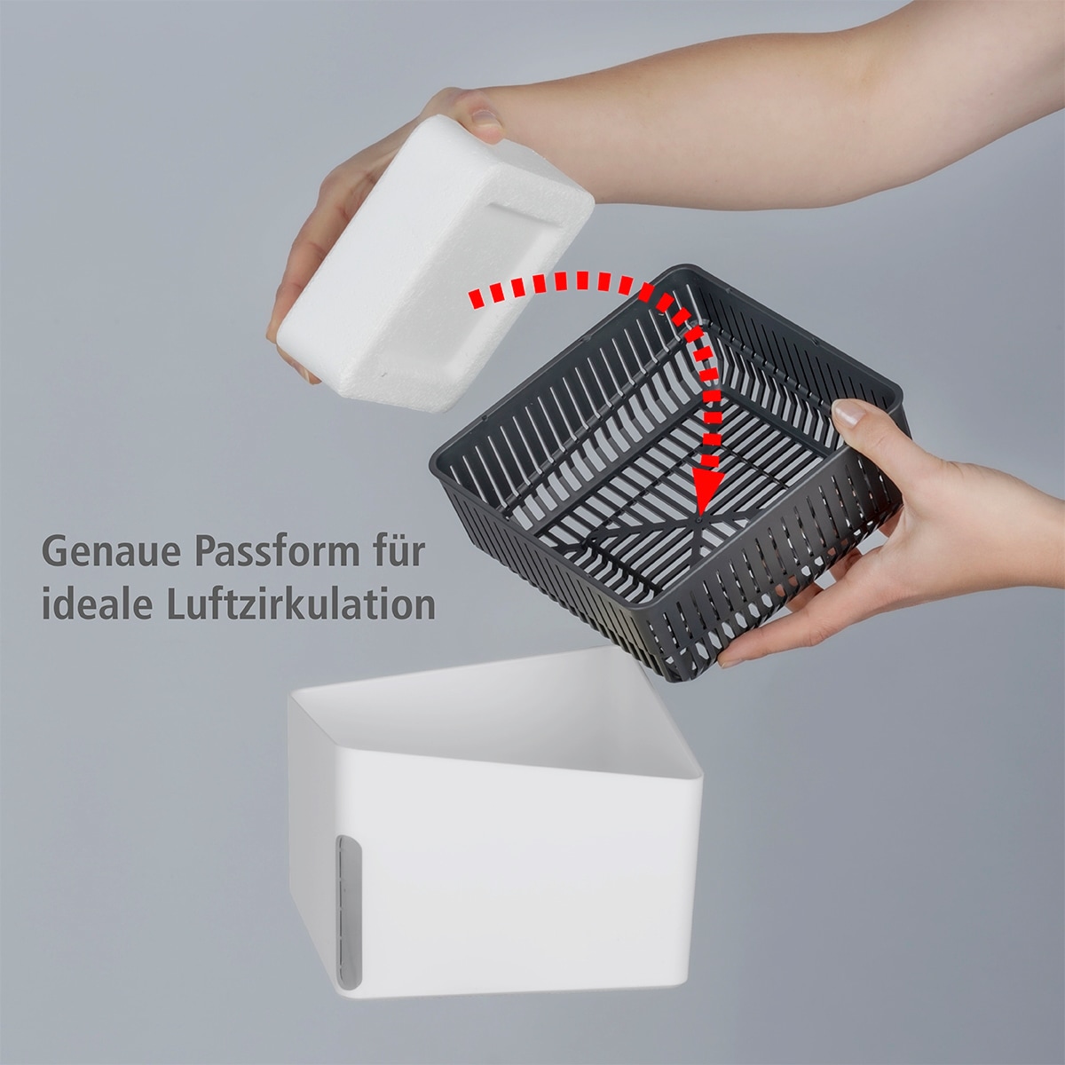 WENKO Luftentfeuchter »Cube«, für 80 m³ Räume, 1000 g