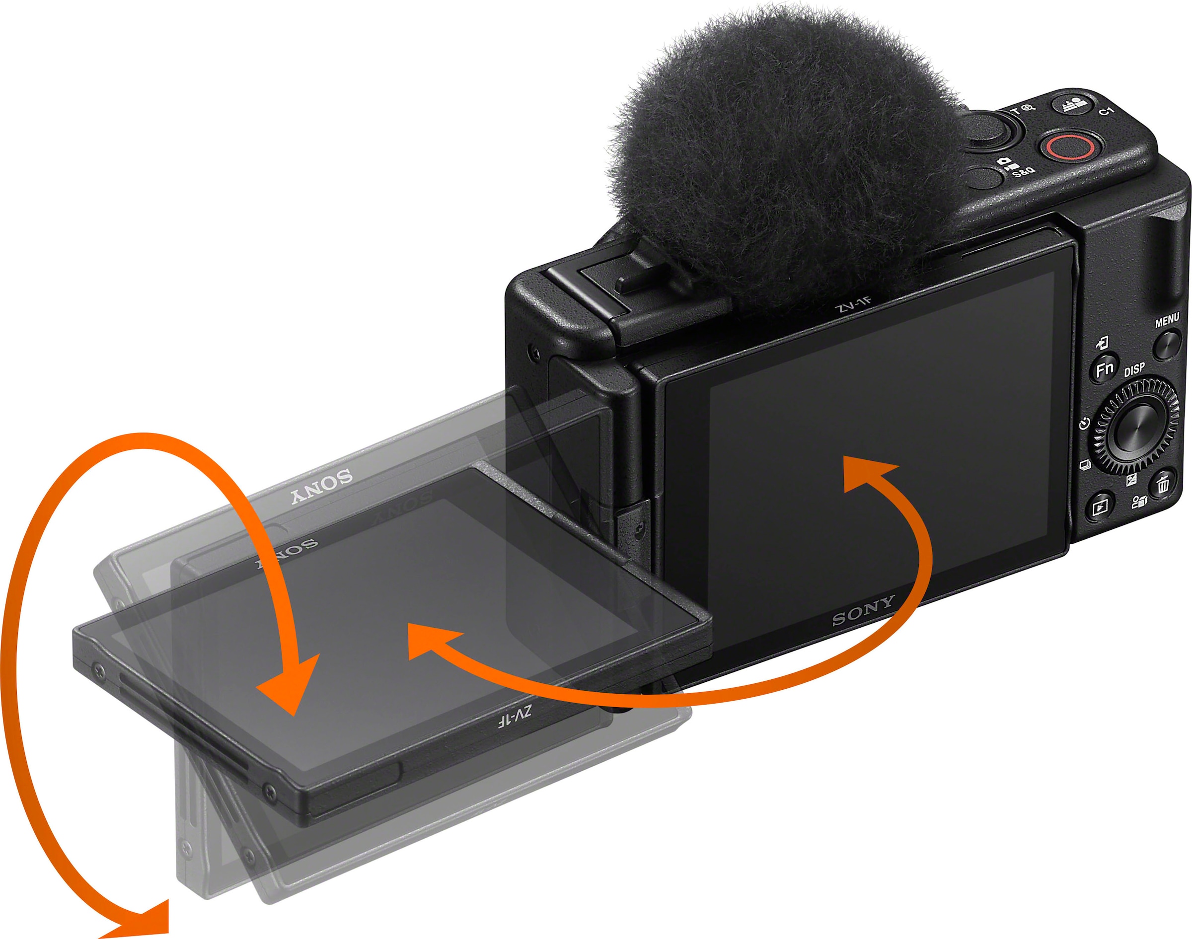 Sony Kompaktkamera »ZV-1F«, ZEISS Tessar Objektiv, 6 6 MP, bei in T* Gruppen, Bluetooth-WLAN 20,1 Elemente
