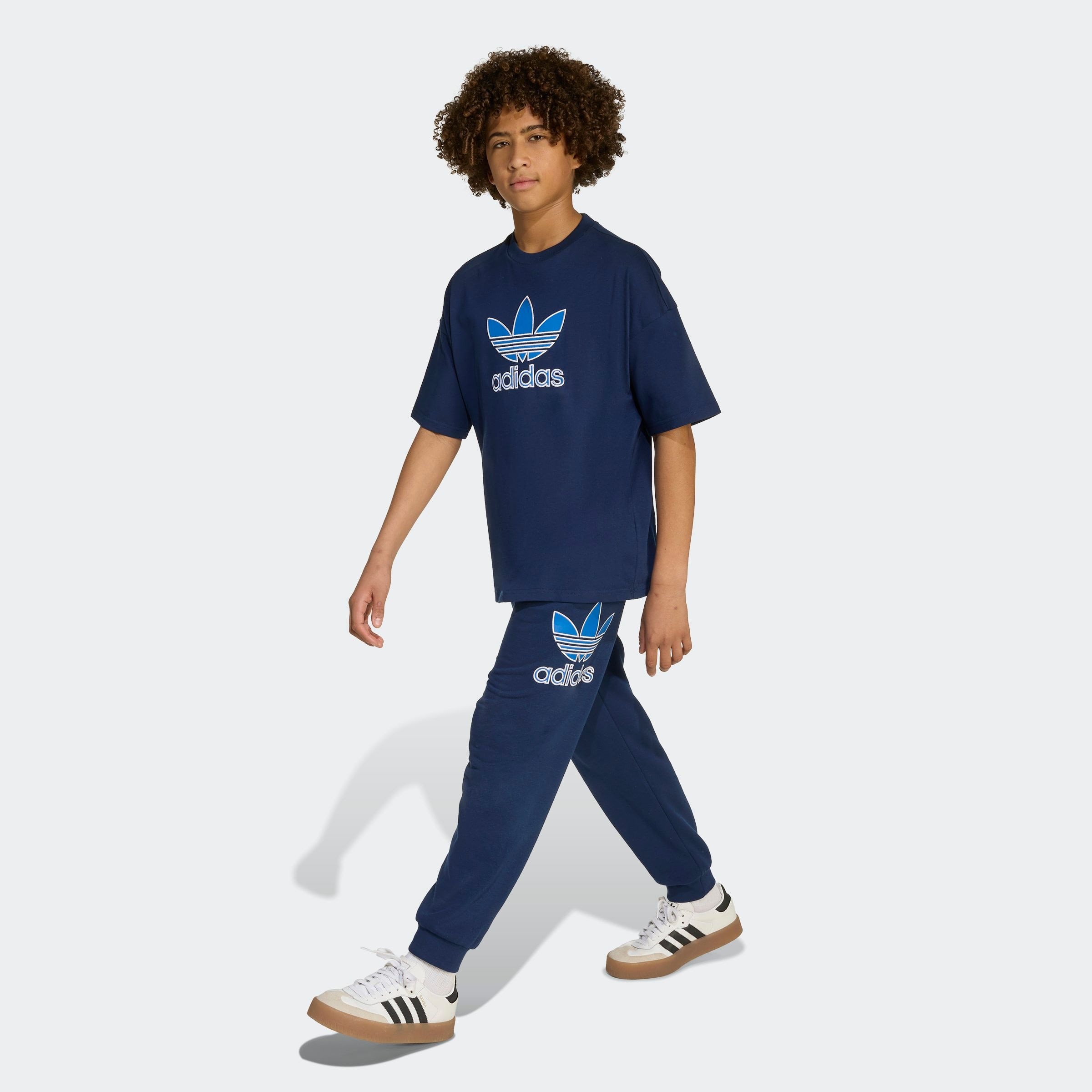 adidas Originals T-Shirt »OVERSIZE TREFOIL« lockerer und lässiger Schnitt, für Kinder, mit großem Trefoil-Logo