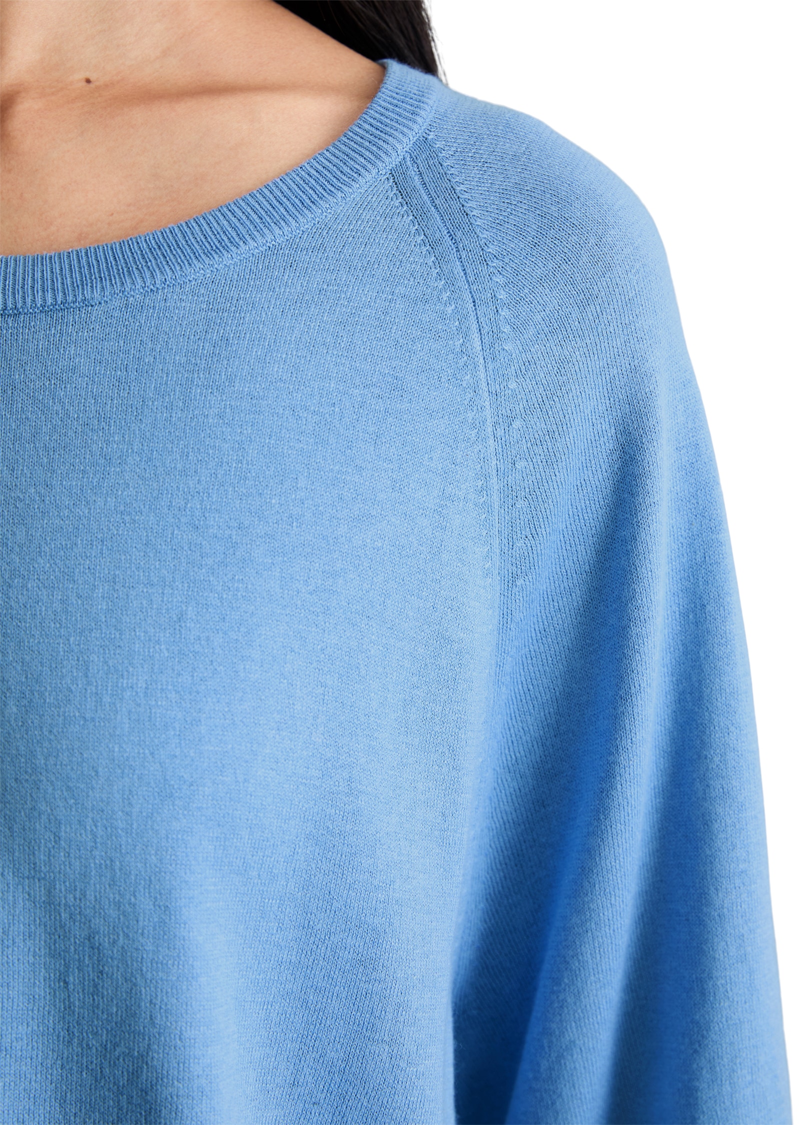 Marc O'Polo DENIM Kurzarmpullover relaxed aus weichem Organic-Cotton-Modal-Mix