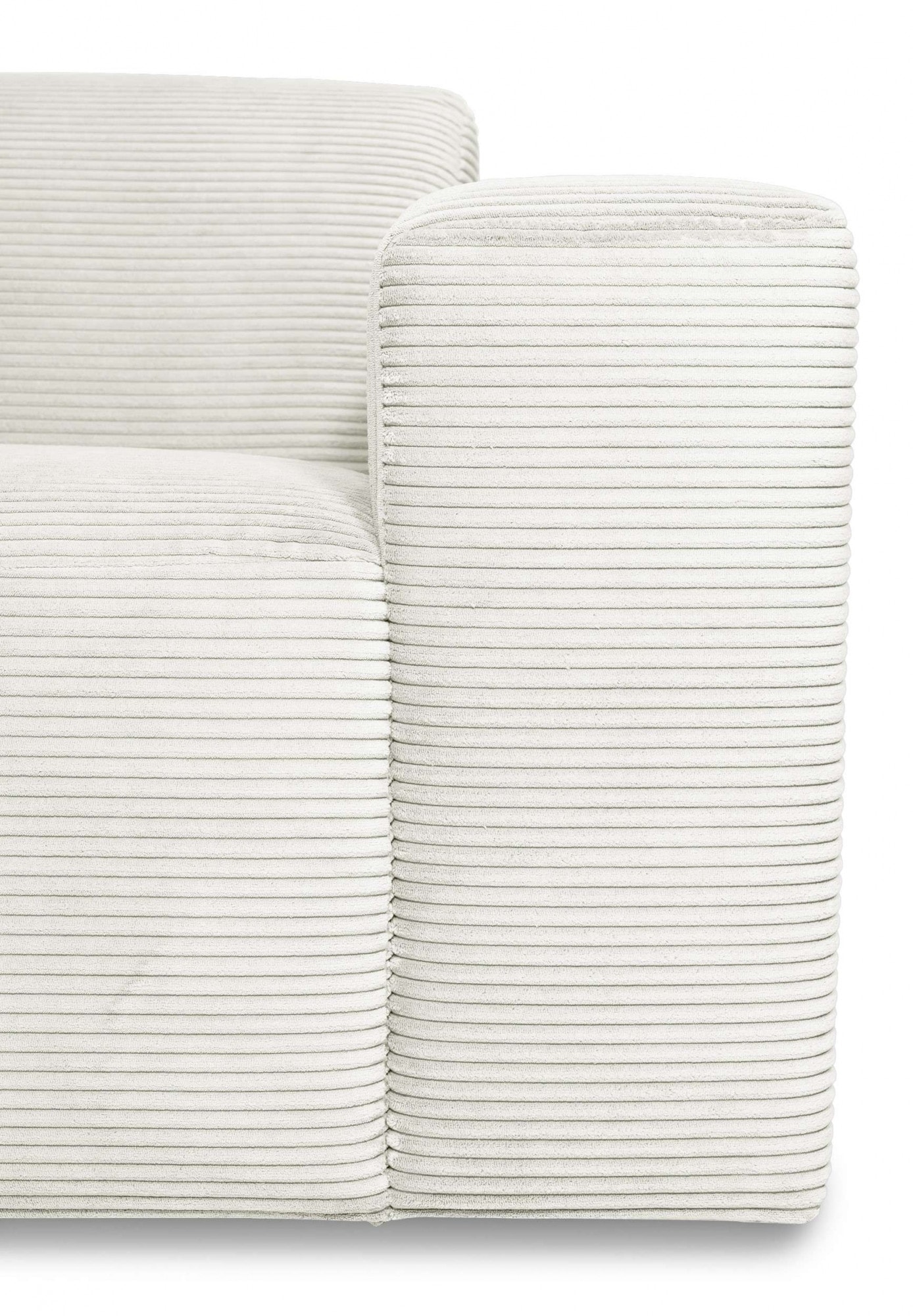 INOSIGN 3-Sitzer »Koa, 228 cm, Modulsofa in Webstoff, Cord, Struktur«, Designsofa, weicher Lounge-Sitzkomfort, Welleunterfederung, bodentief