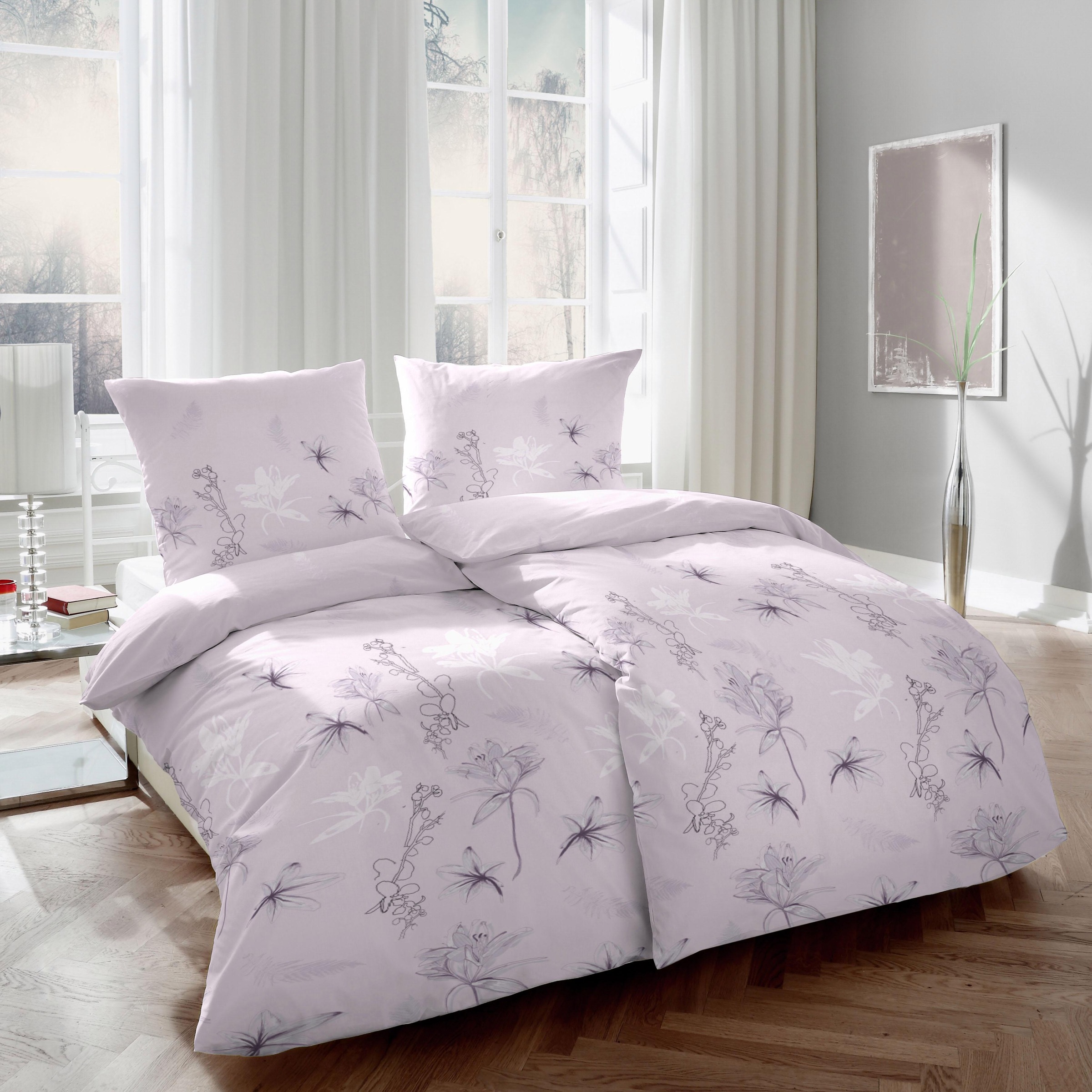 Primera Bettwäsche »Severa« 2 Stk. mit Blumen