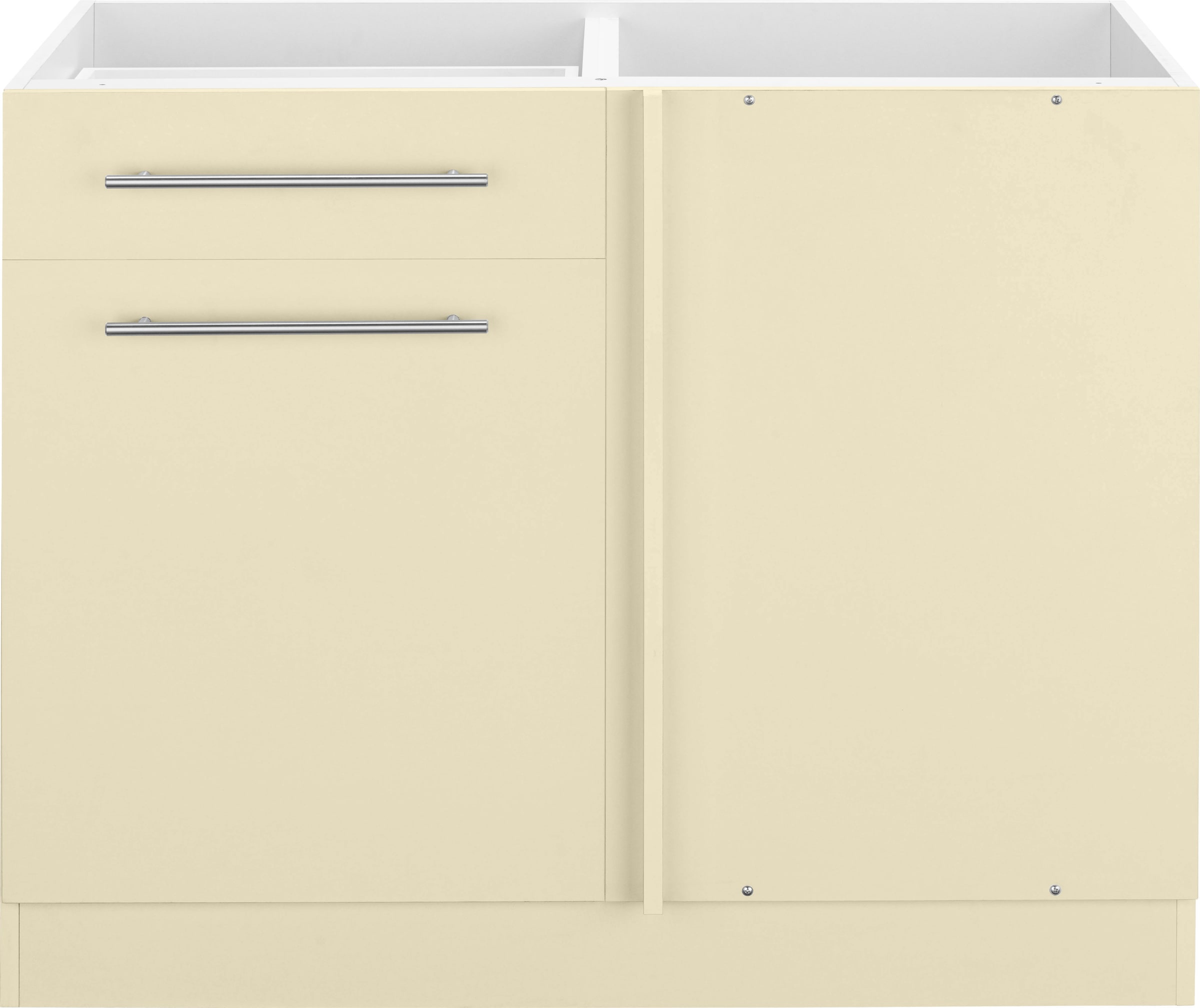 [Einfach zu verwenden] wiho Küchen Eckunterschrank bestellen Planungsmaß breit, Rechnung ohne Arbeitsplatte auf 100 cm, »Unna«, 110 cm