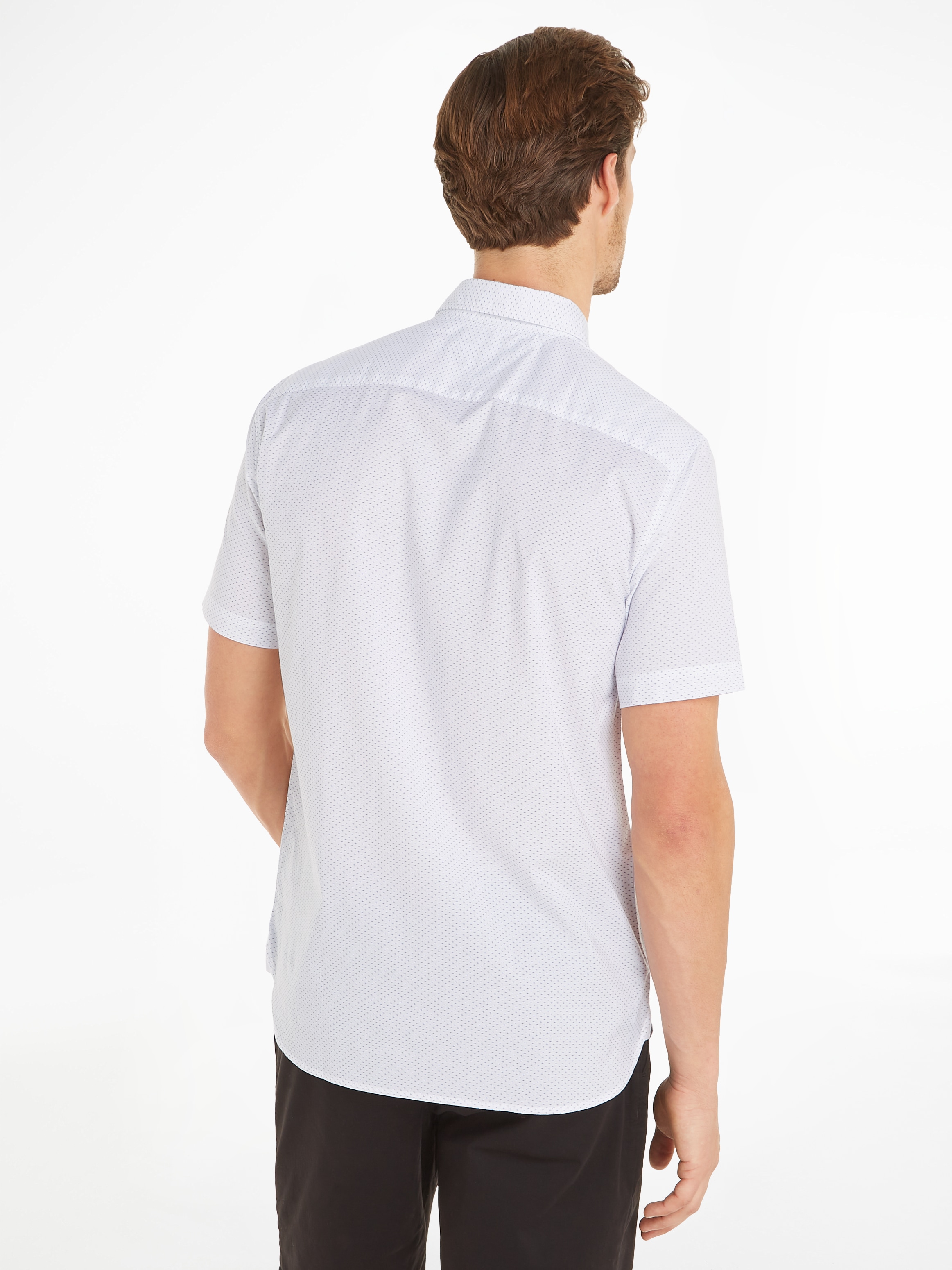 Tommy Hilfiger Kurzarmhemd »NATURAL SOFT MINI PRT SHIRT«