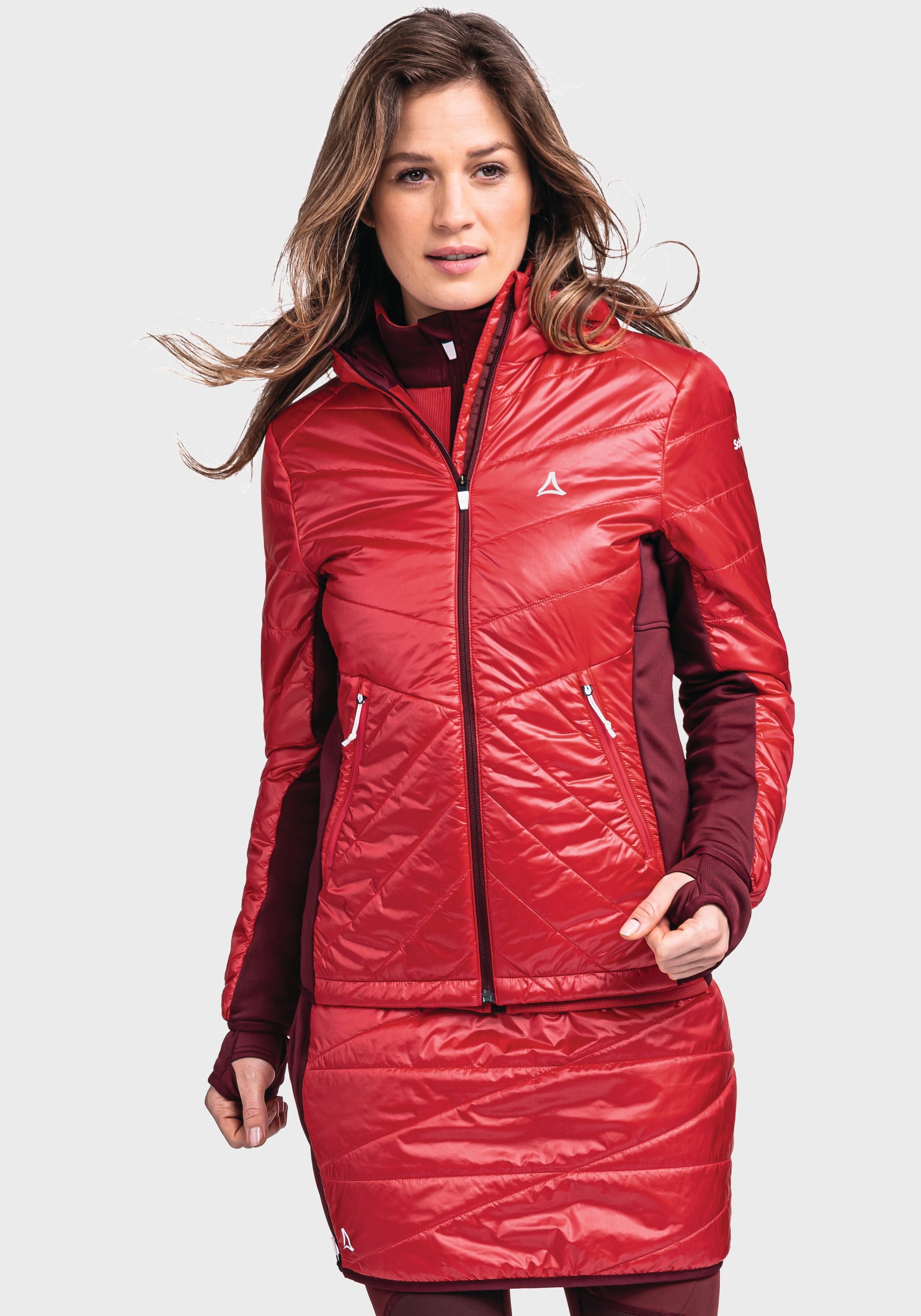 Schöffel Outdoorjacke »Hybrid Jacket Stams L«, mit Kapuze