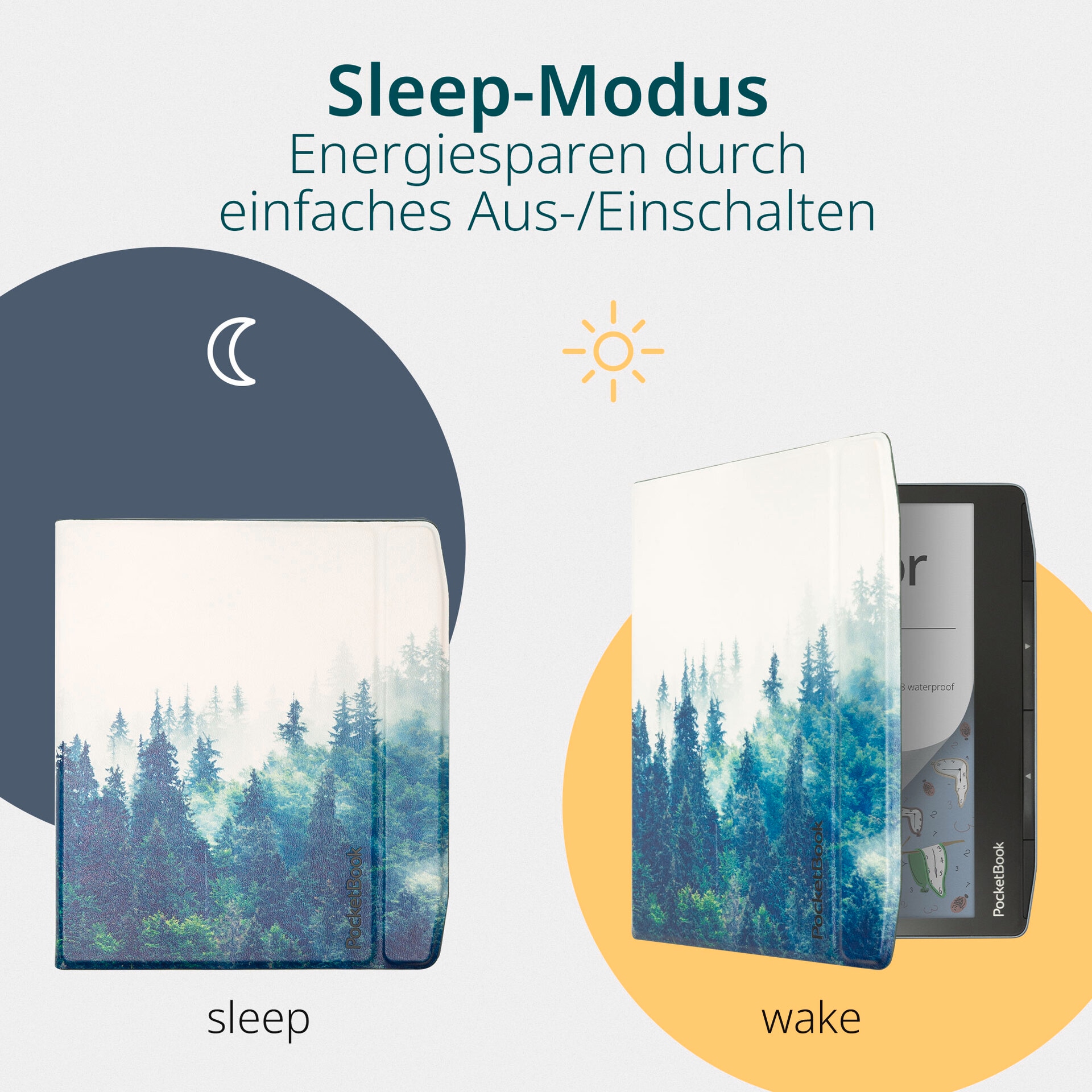 PocketBook E-Reader-Hülle »Flip Cover für PocketBook Era und Era Color« PocketBook Era | PocketBook Era Color Backcover, Schutzhülle, Bookcover, Case, Schutzcase, stoßfest