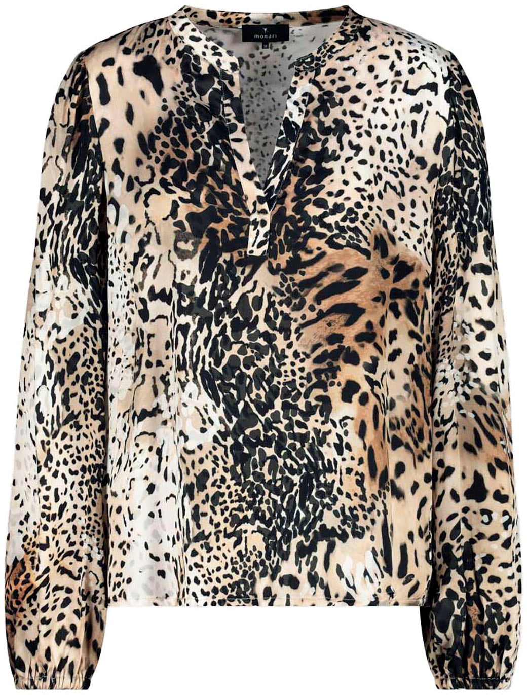 Monari Schlupfbluse, mit allover Animalprint