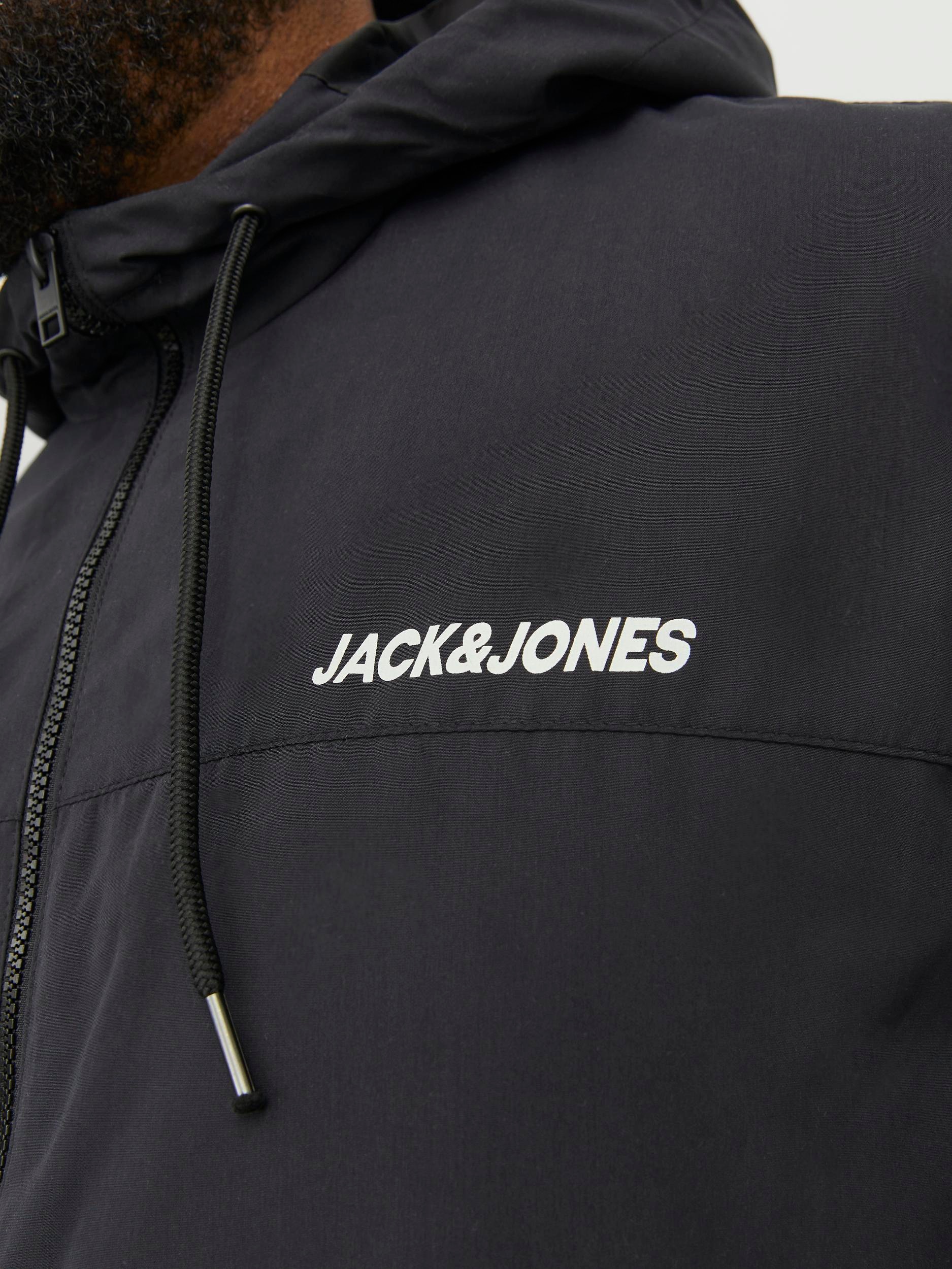 Jack & Jones PlusSize Bomberjacke »JJERUSH HOOD BOMBER NOOS PLS«, mit Kapuze